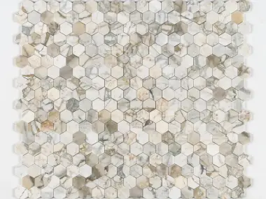 Calacatta Green Hexagon