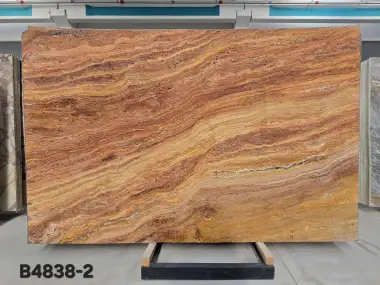 B4838 - 2 CM Autumn Travertine Leather-Finish