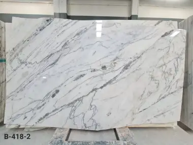 B418 - 2 CM London White Polished