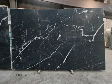 B806 - 2 CM Black Diamond Leather-Finished