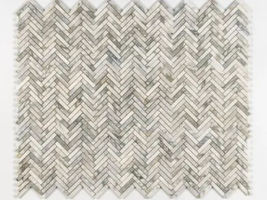 Calacatta Green Herringbone