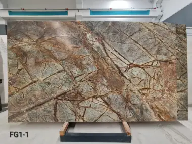 FG1 - 2CM FOREST GREEN LEATHER-FINISHED