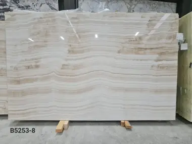 B5253 - 2 CM White Onyx Polished