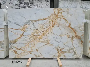 B4879 - 2 CM Calacatta Gold Honed