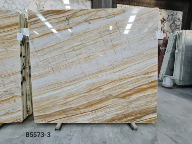 B5573 - 2 CM Giallo Zebrino Polished