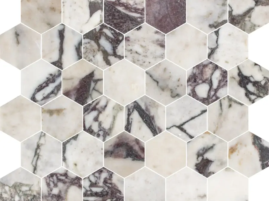 Calacatta Viola Hexagon