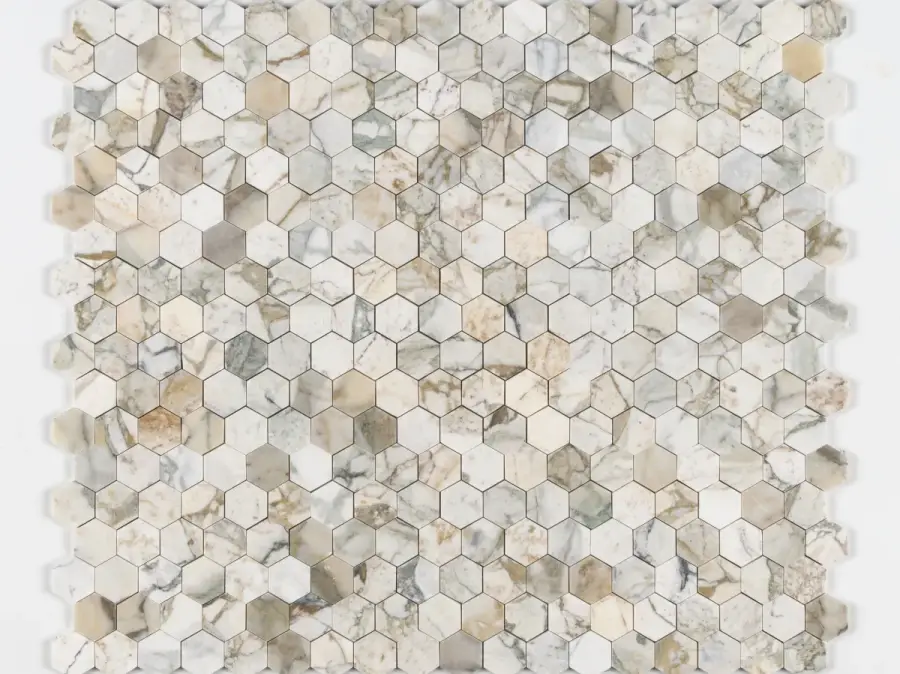 Calacatta Green Hexagon