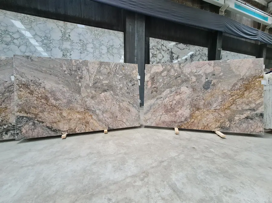 B6164 - 2 CM Breccia Tramonto Honed