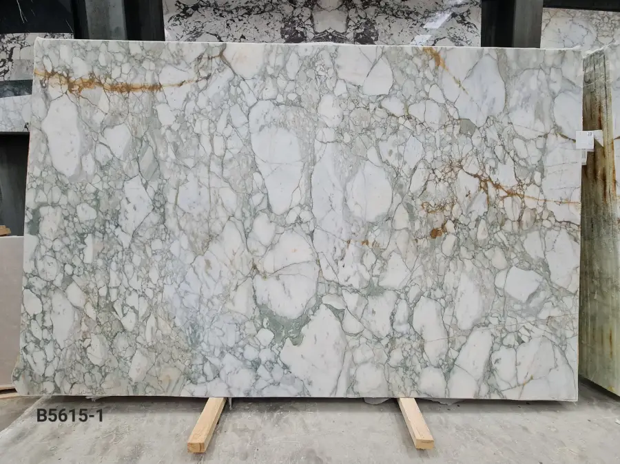 B5615 - 2 CM Calacatta Green Honed