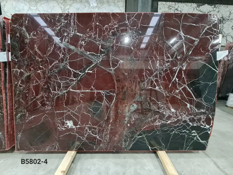 B5802 - 2 CM Rosso Levanto Polished