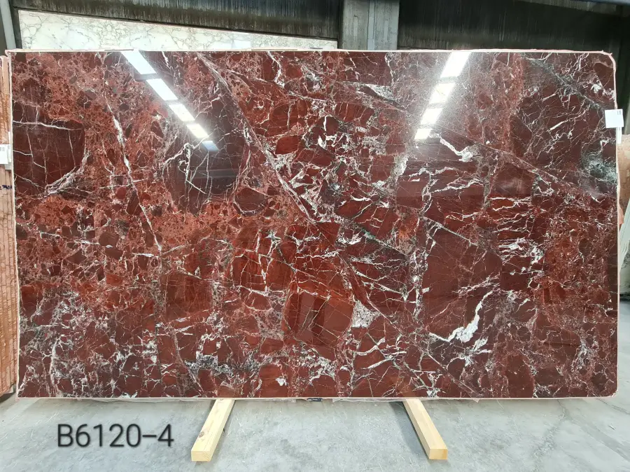 B6120 - 2 CM Rosso Levanto Polished