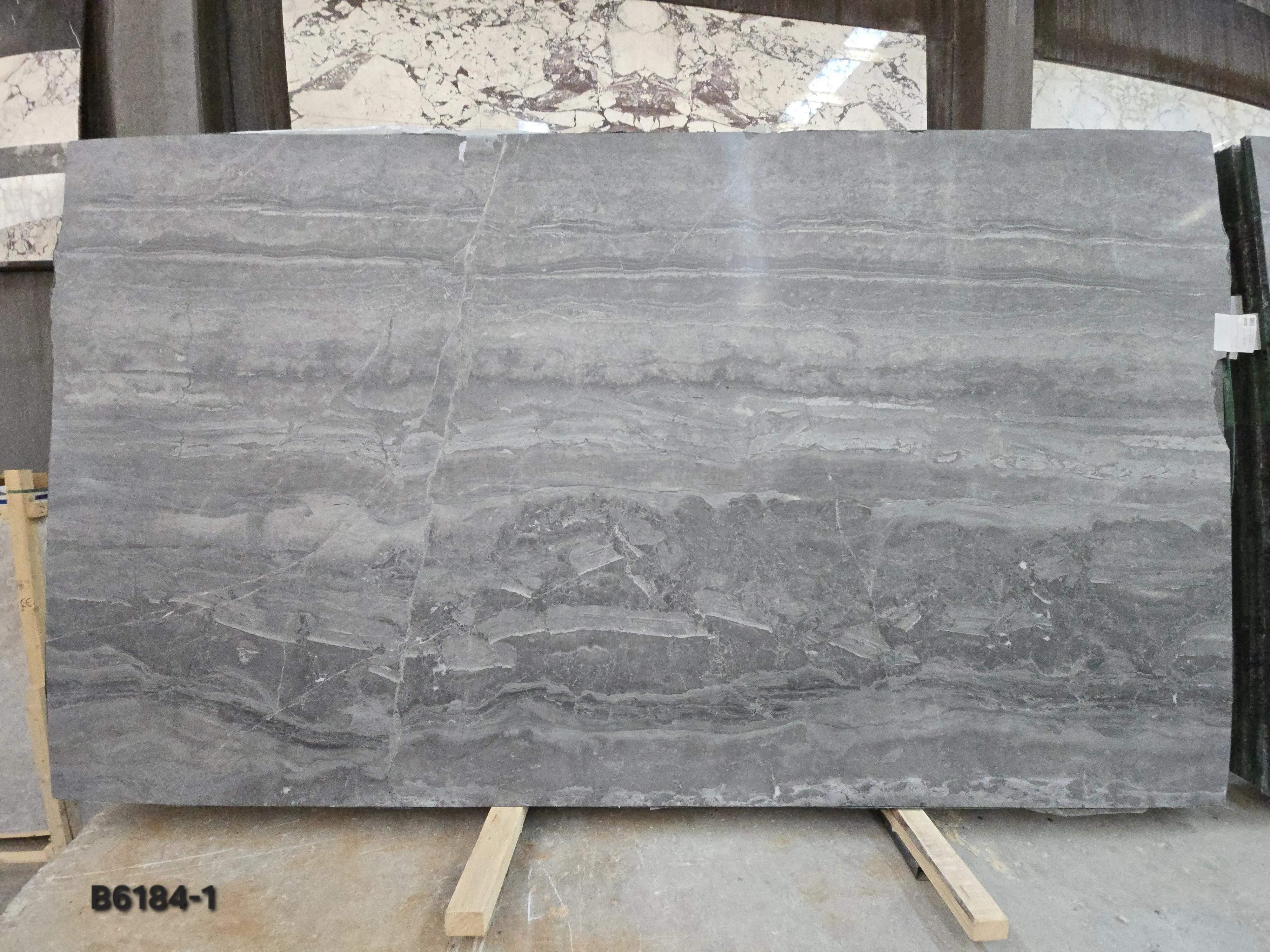 B6184 - 2 CM Titanium Grey Honed