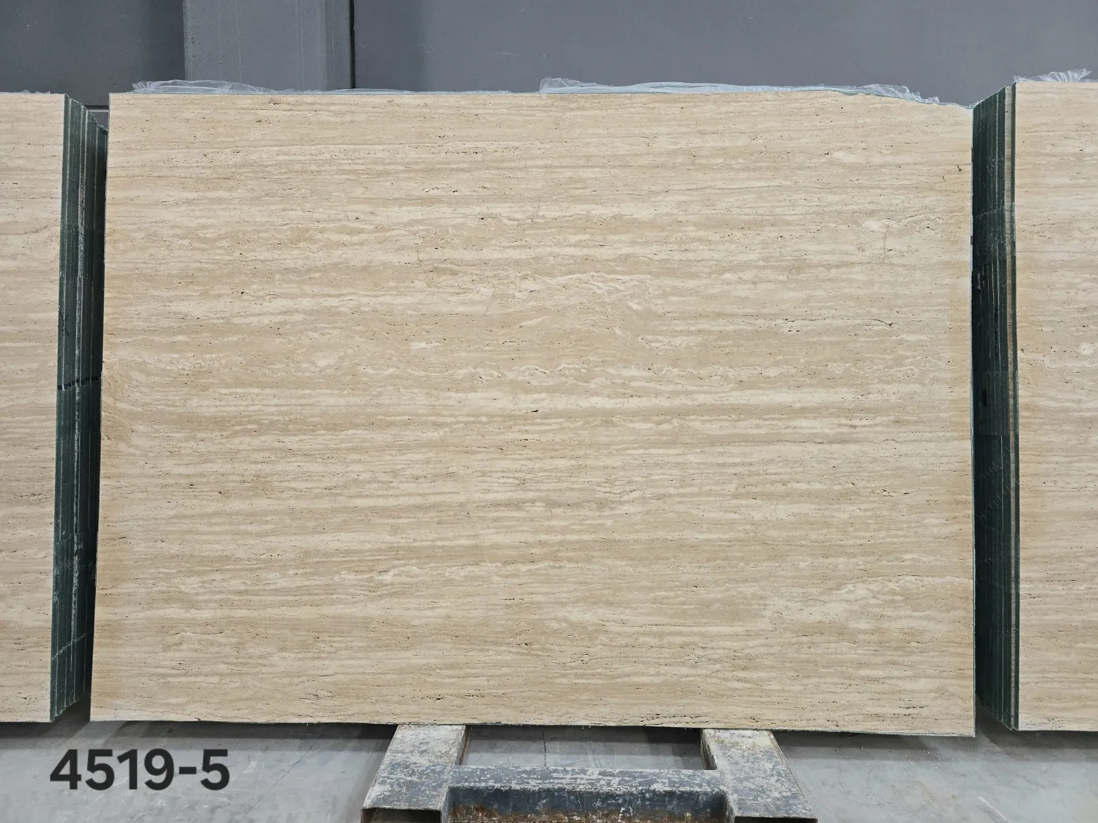 4519 - 2 CM Light Travertine Unfilled Honed