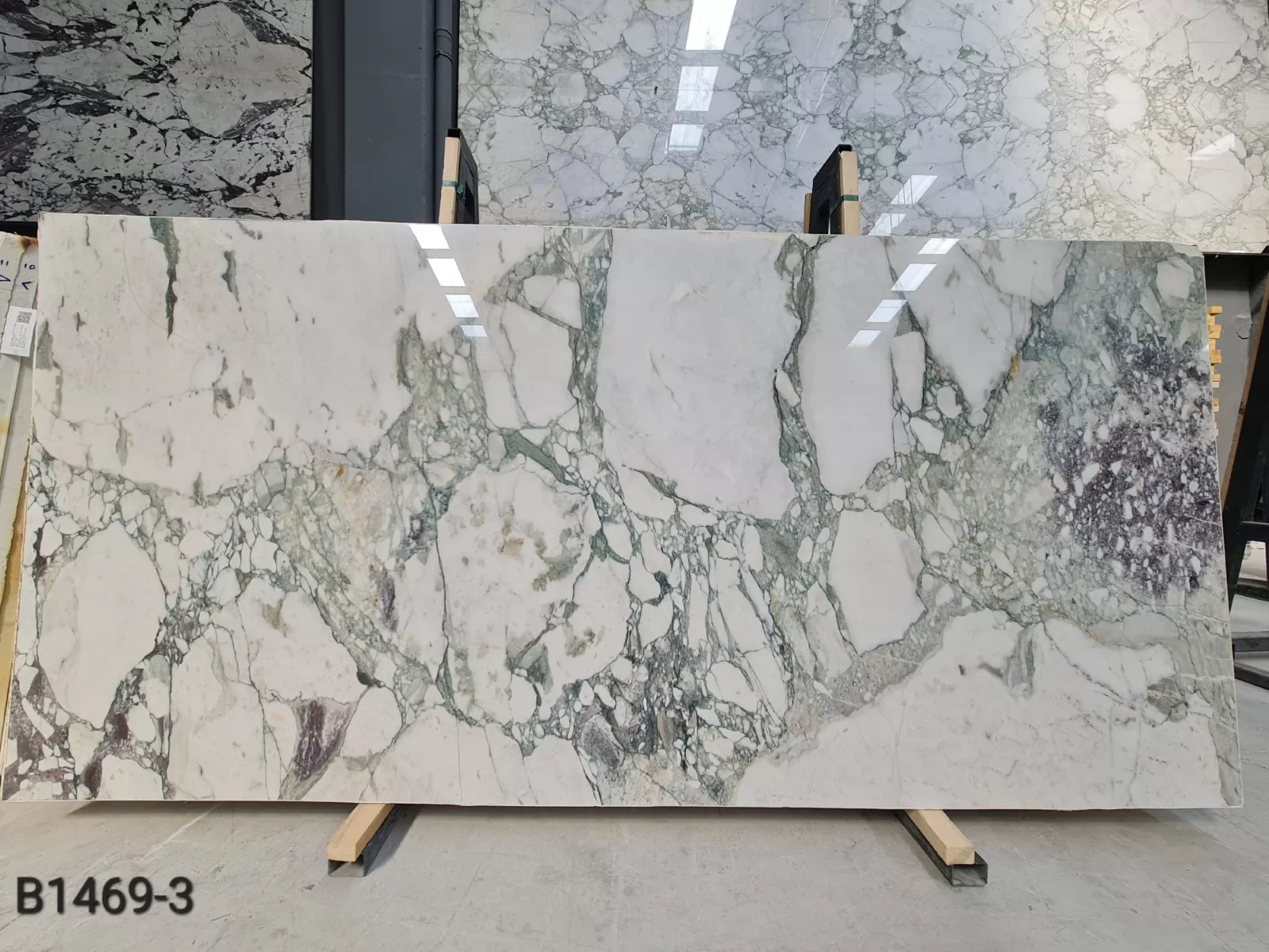 B1469 - 2CM CALACATTA GREEN POLISHED
