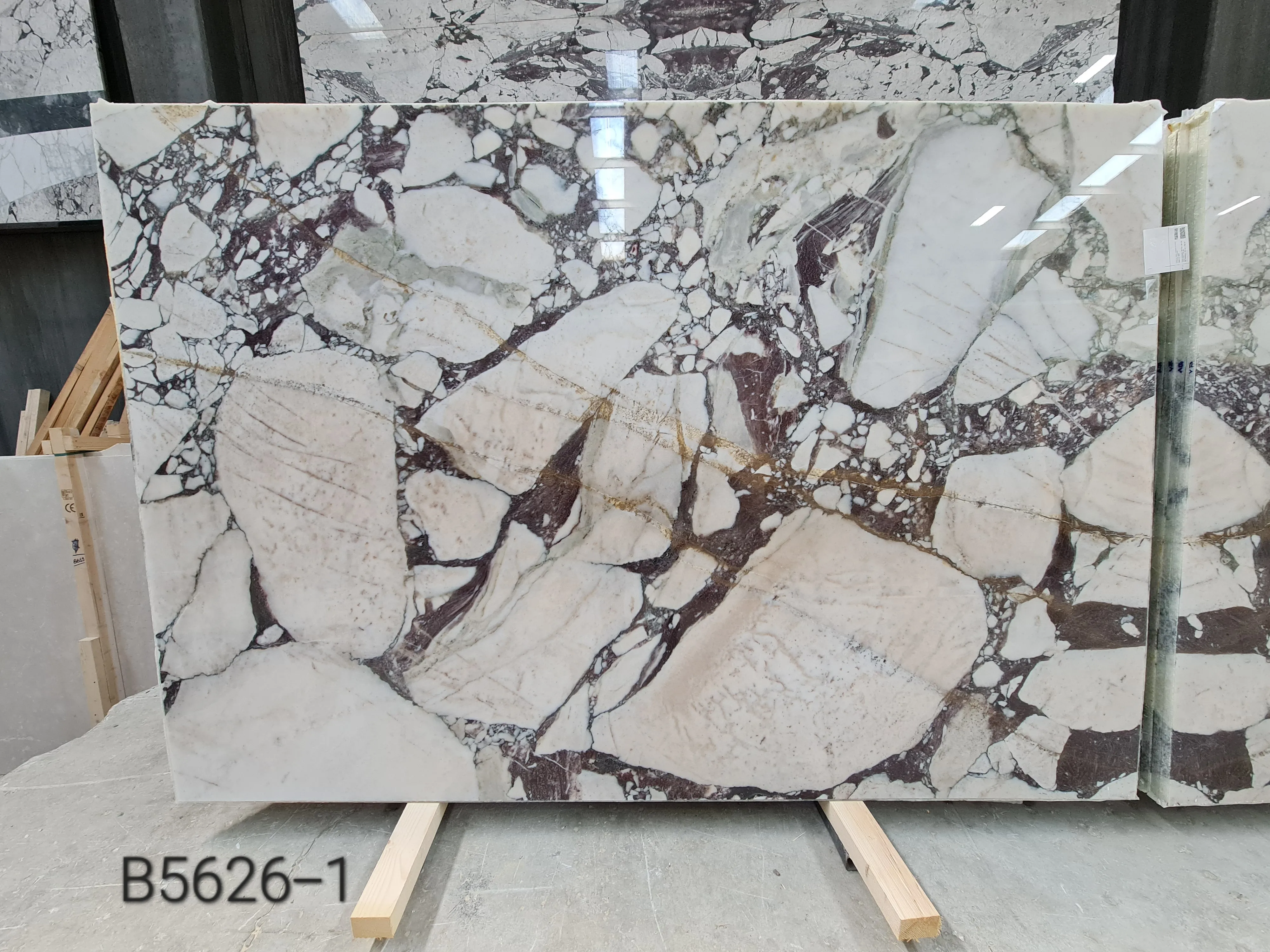 B5626 - 2 CM Calacatta Viola Polished