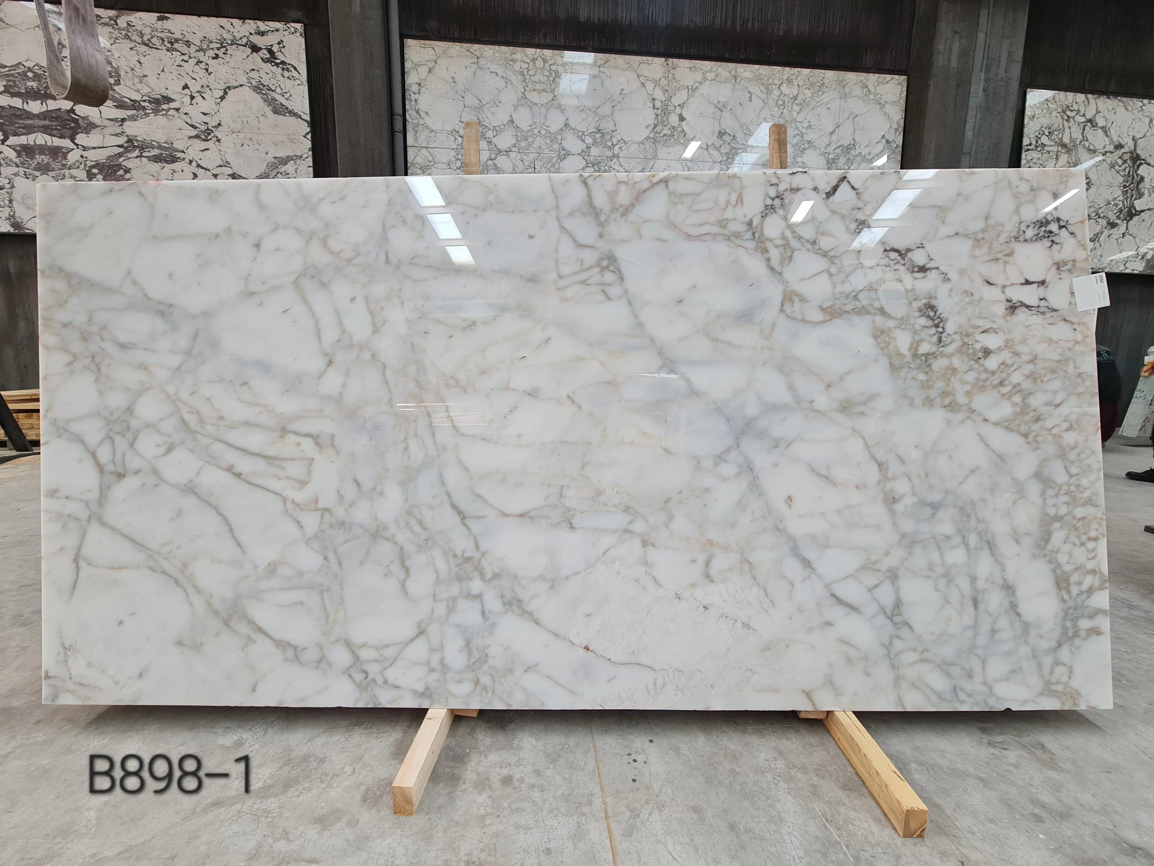 B898-899 - 2 CM Afyon Gold Polished