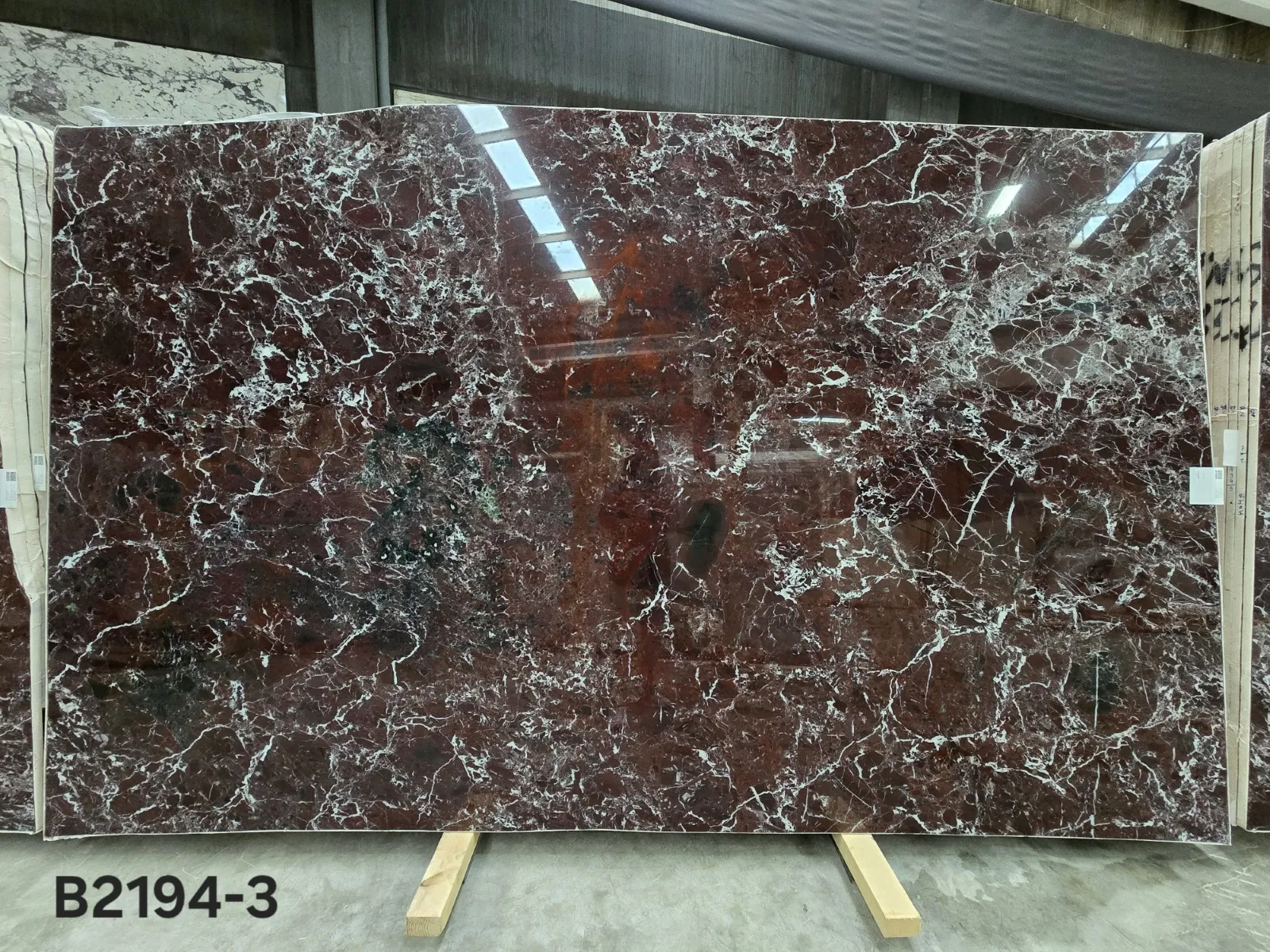 B2194 - 2 CM Rosso Levanto Polished