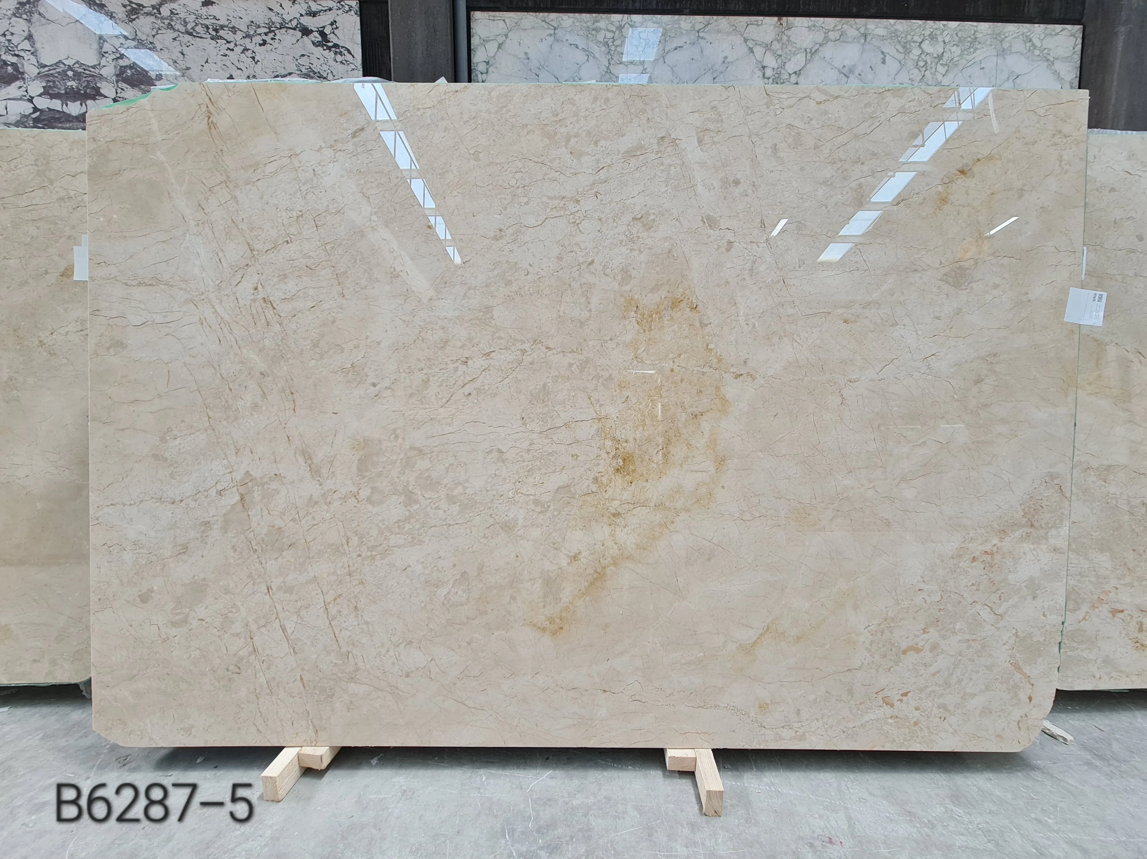 B6287 - 2 CM Bursa Beige Polished