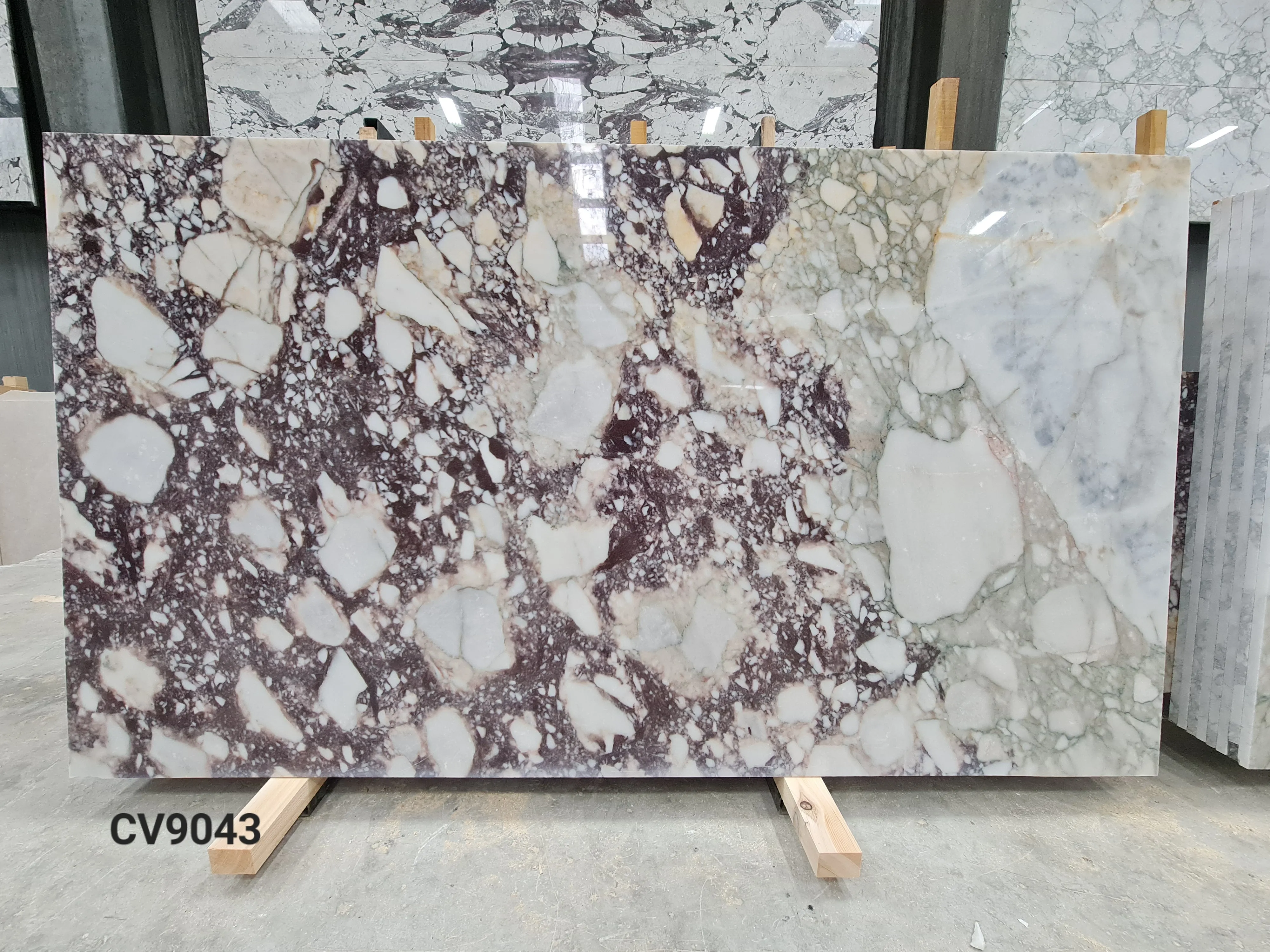 BCV90 - 2 CM Calacatta Viola Polished