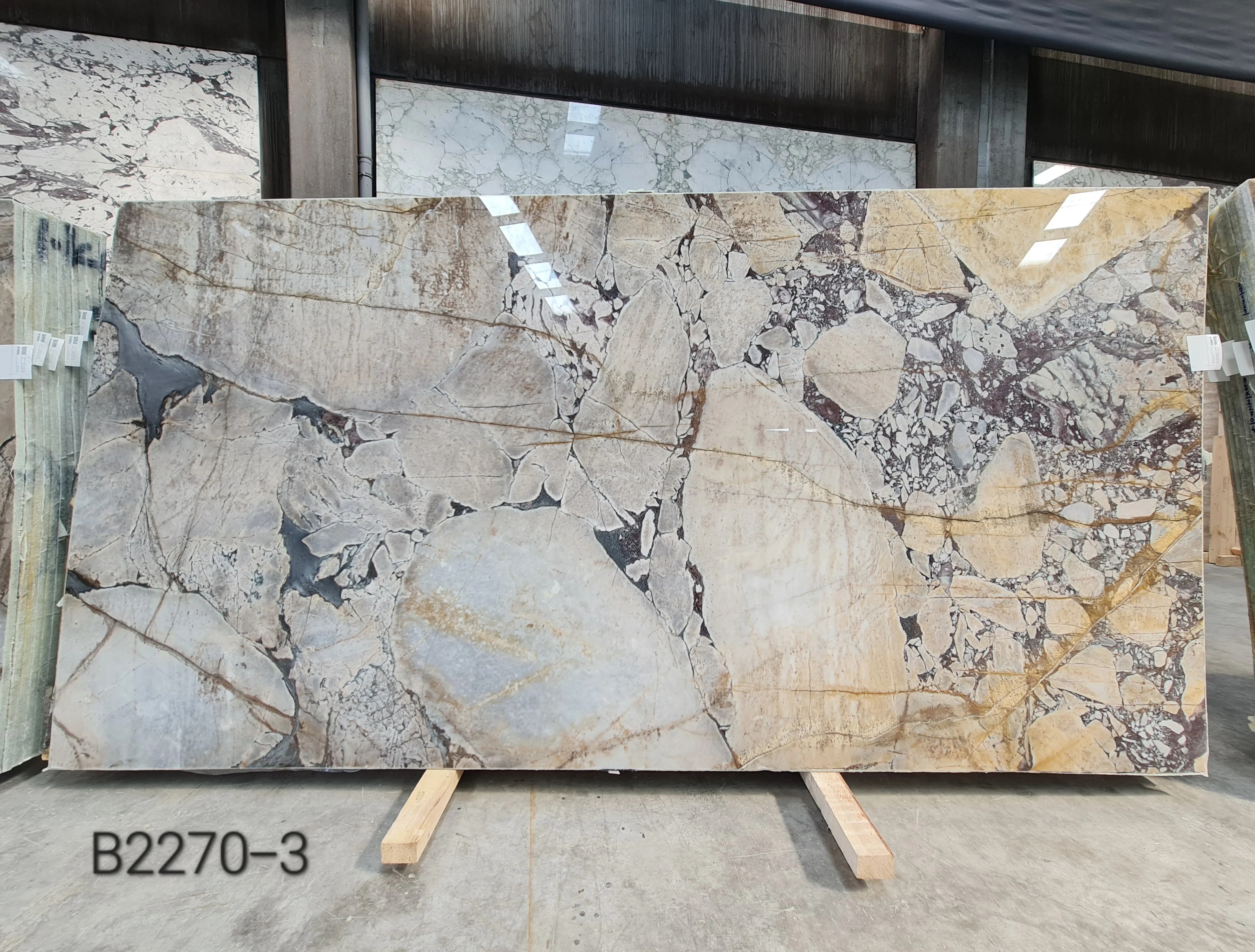 B2270 - 2 CM Calacatta Viola Polished
