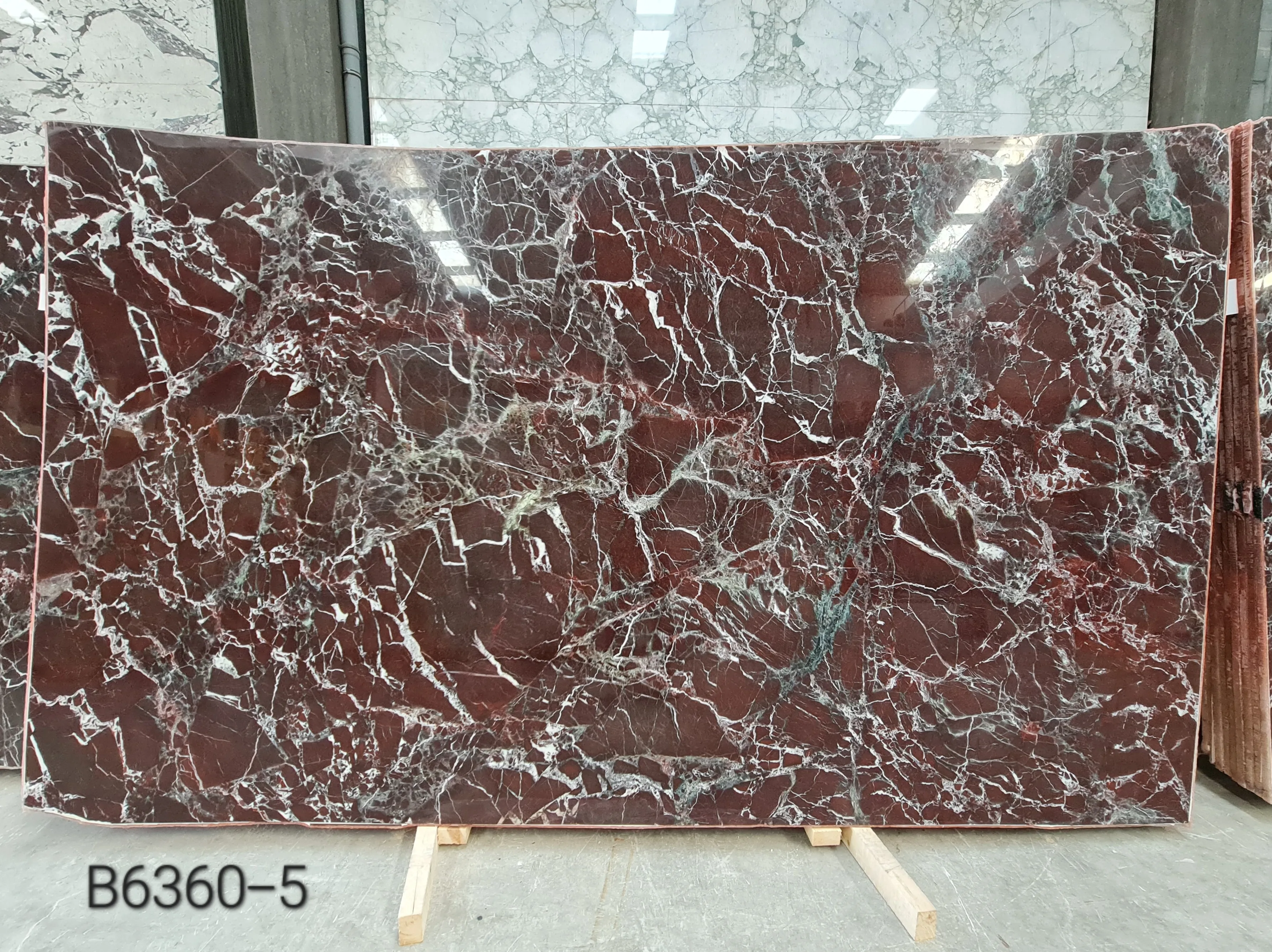 B6360 - 2 CM Rosso Levanto Polished