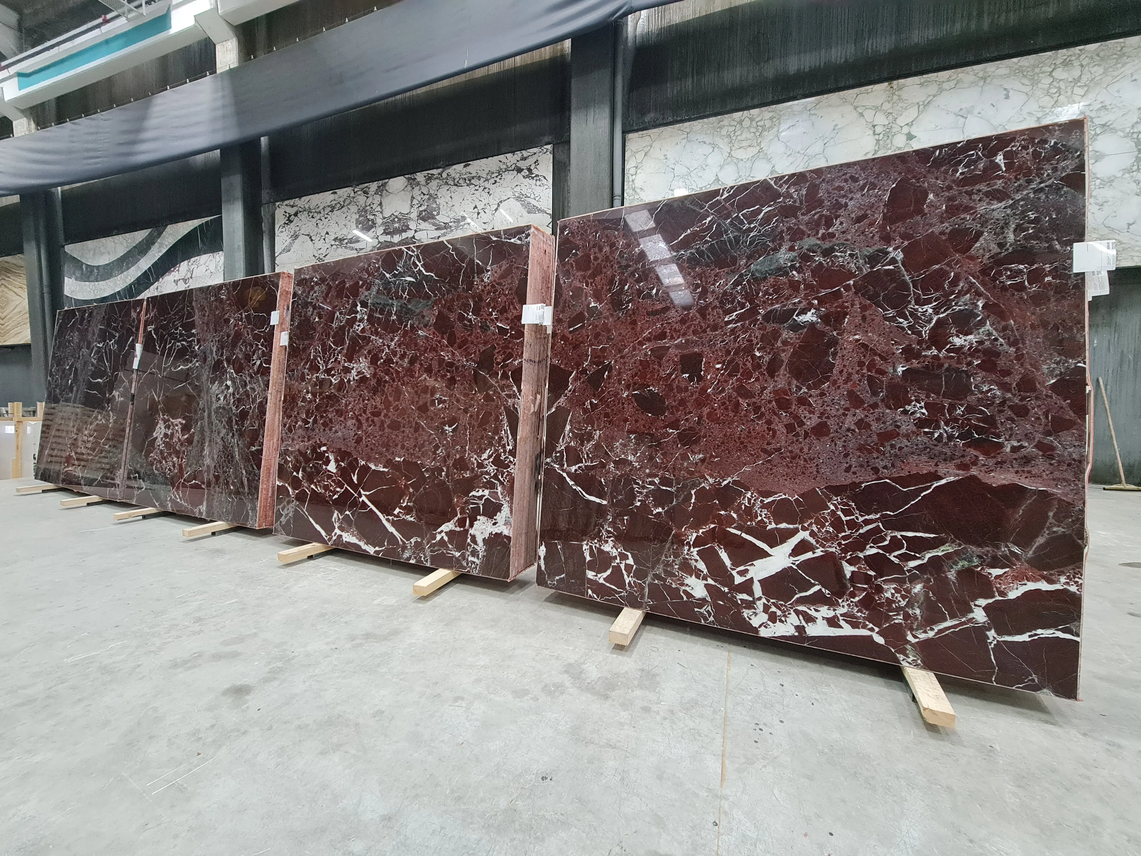 B4739 - 2 CM Rosso Levanto Polished