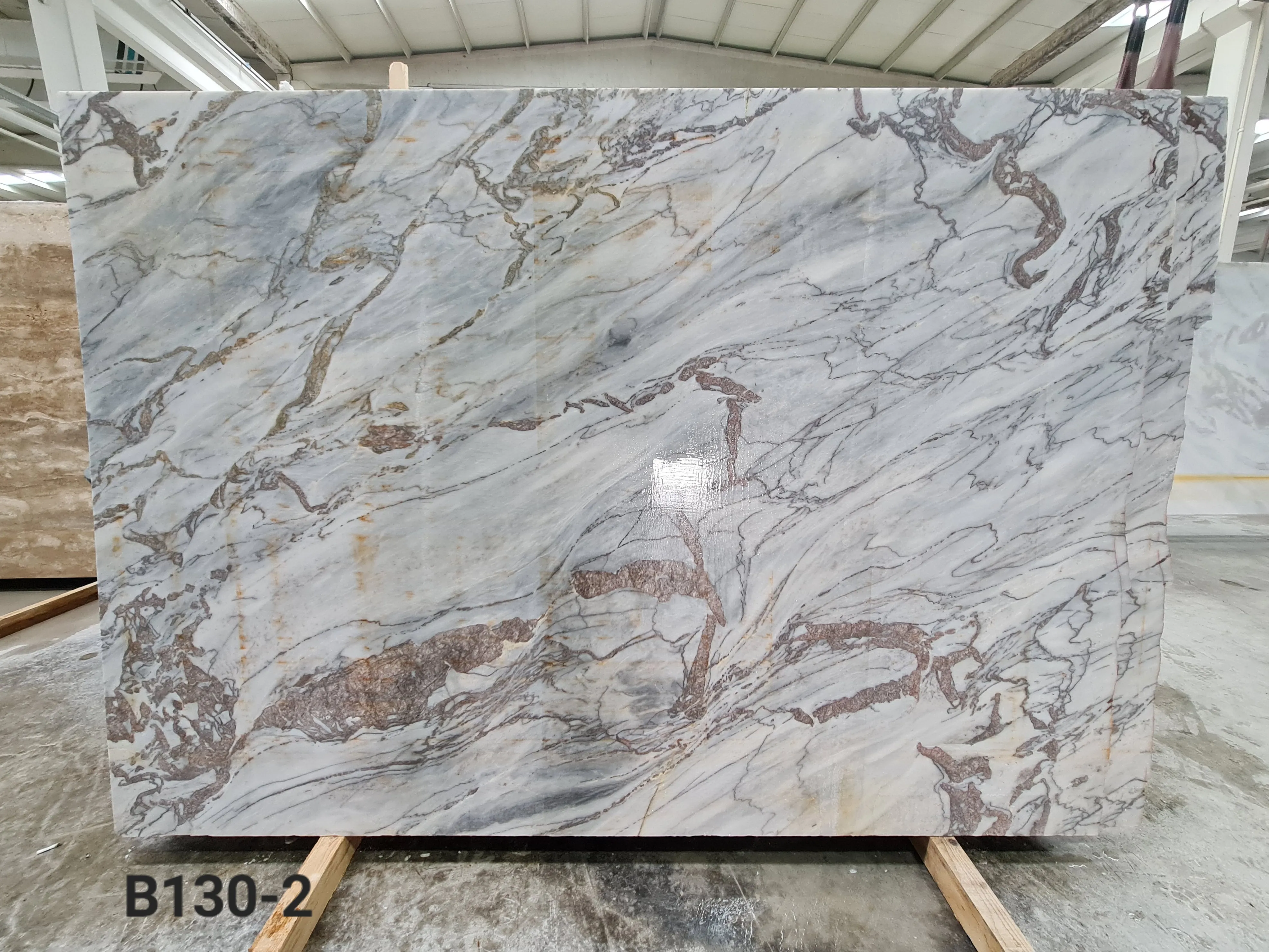 B130 - 2 CM Sahara Grey Raw