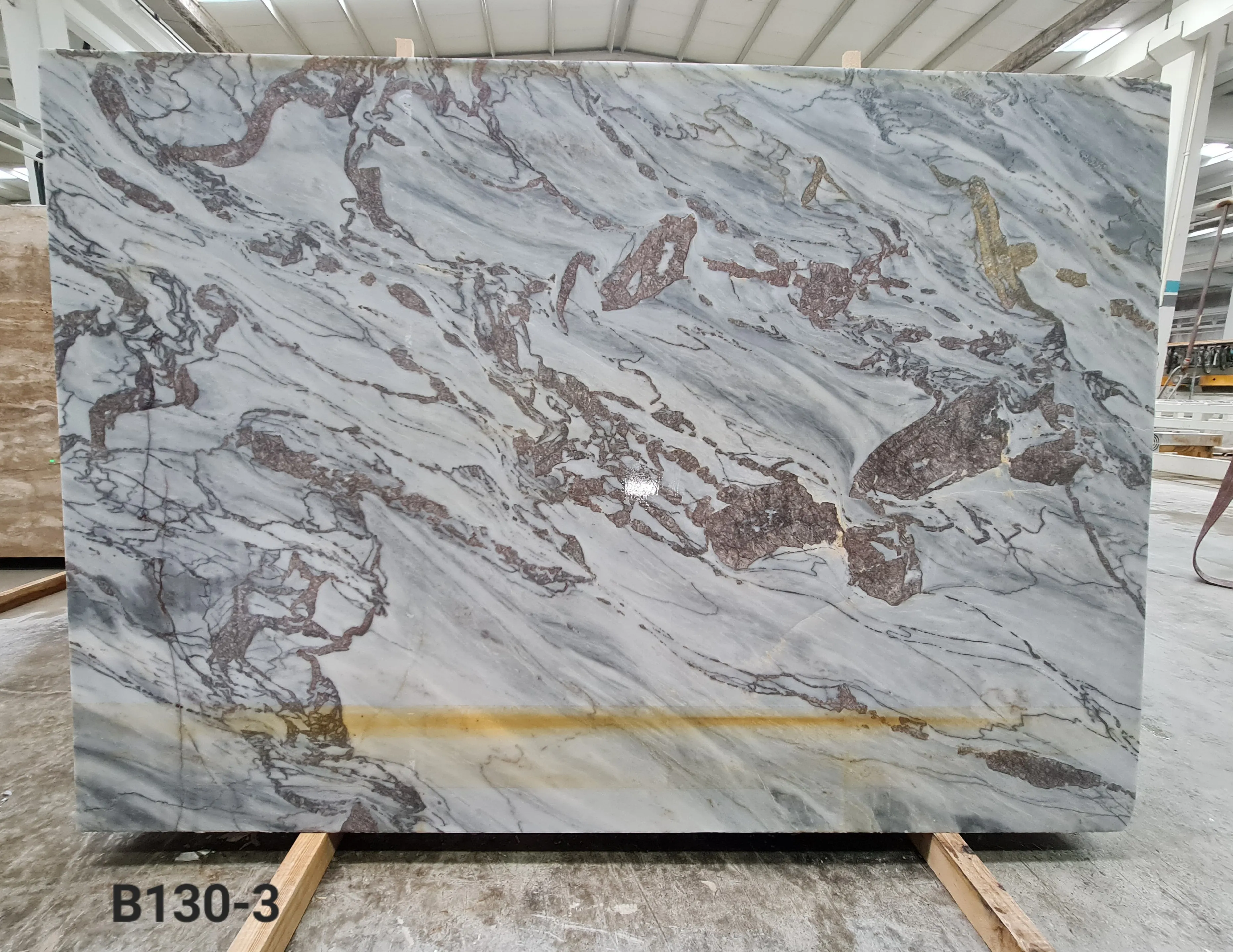 B130 - 2 CM Sahara Grey Raw