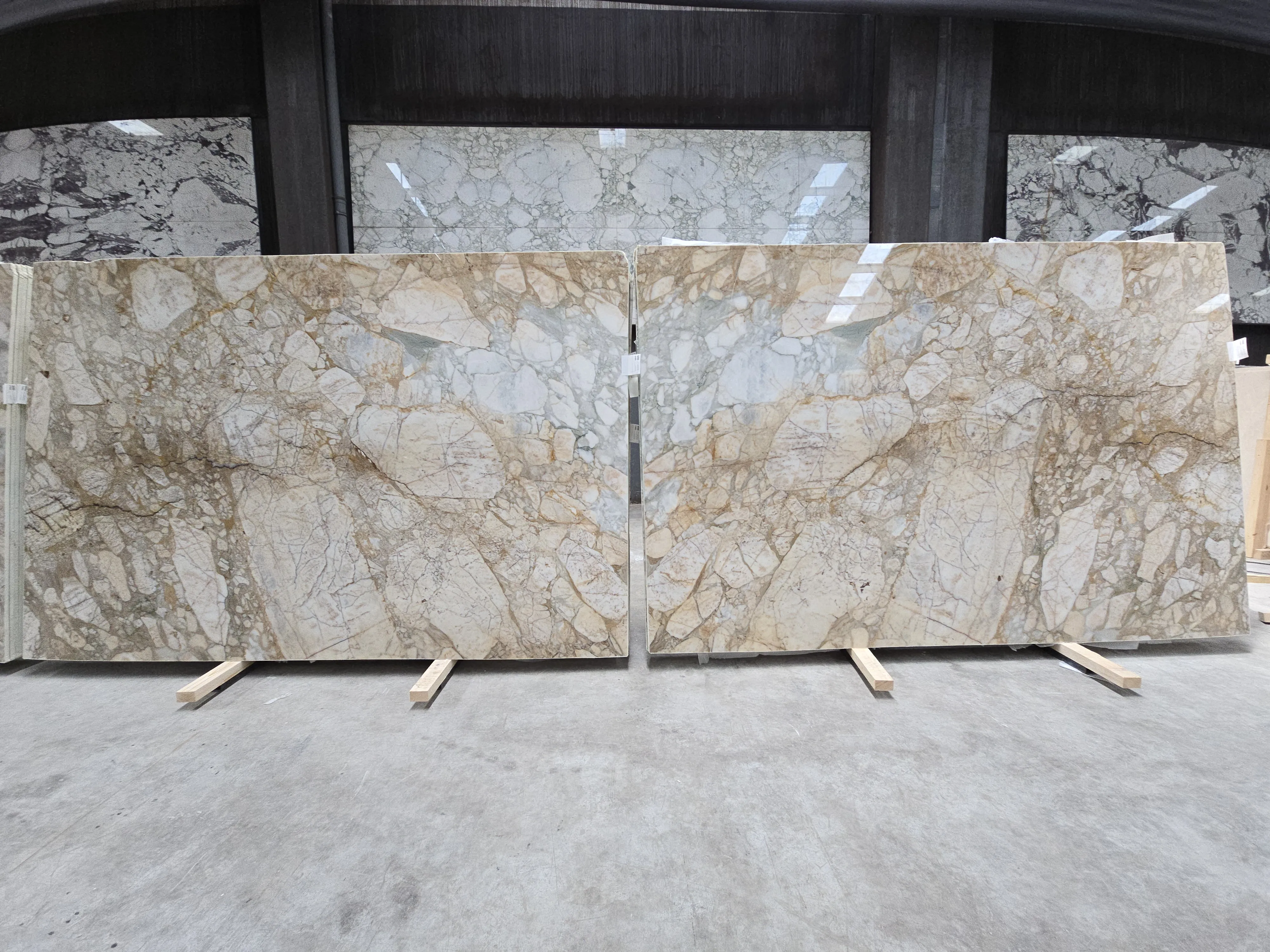 B6217 - Calacatta Green Gold Polished