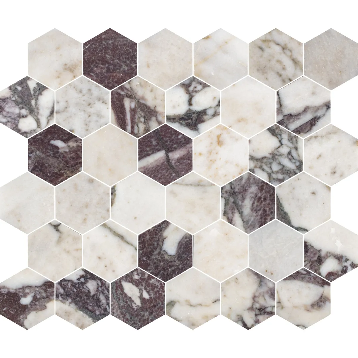 Calacatta Viola Hexagon