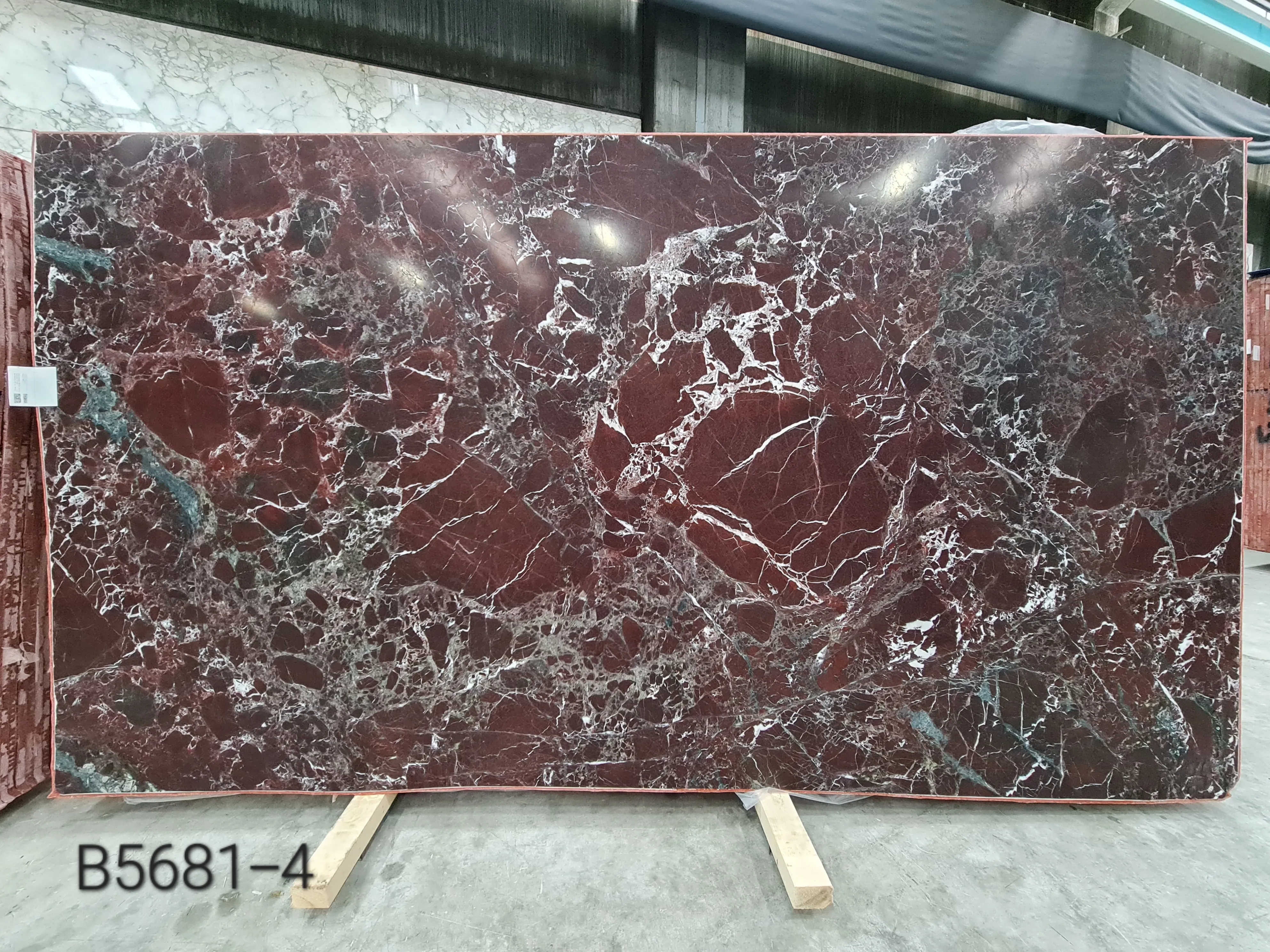 B5681 - 2 CM Rosso Levanto Hight-Honed