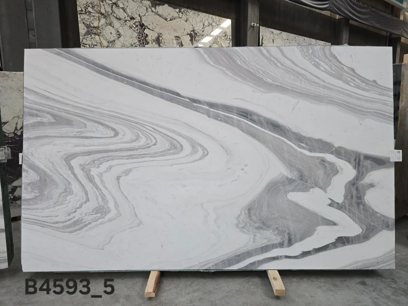 B4593 - 2 CM Bianco Monte Honed