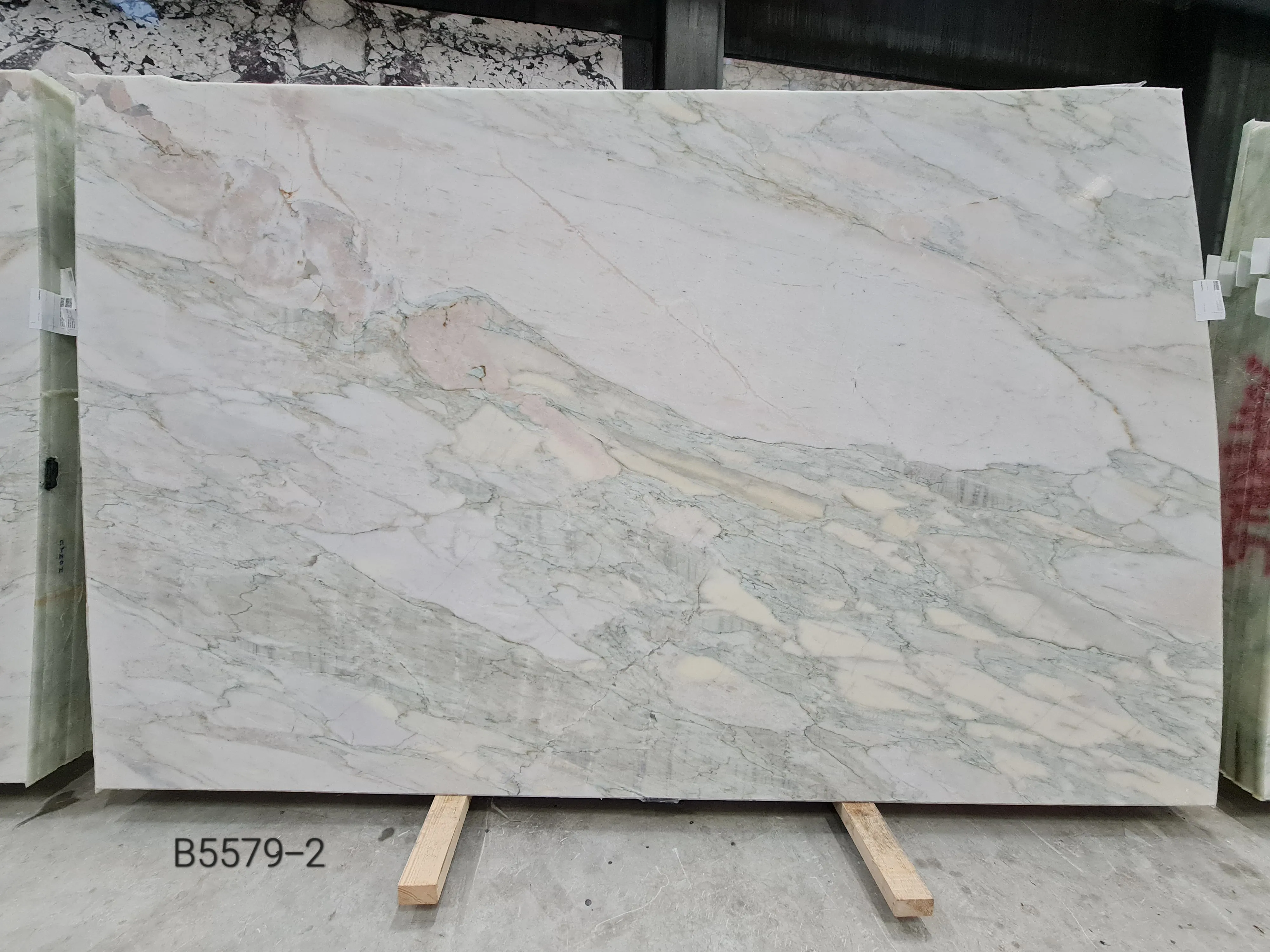 B5579 - 2 CM Arabescato Oyster Honed