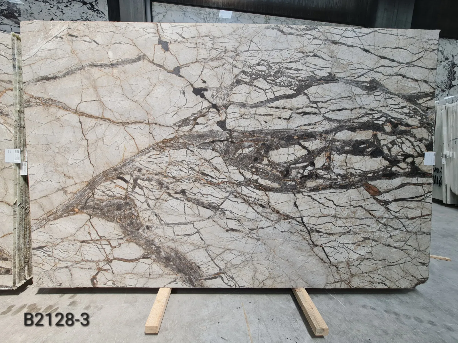 B2128 - Silver Roots Honed