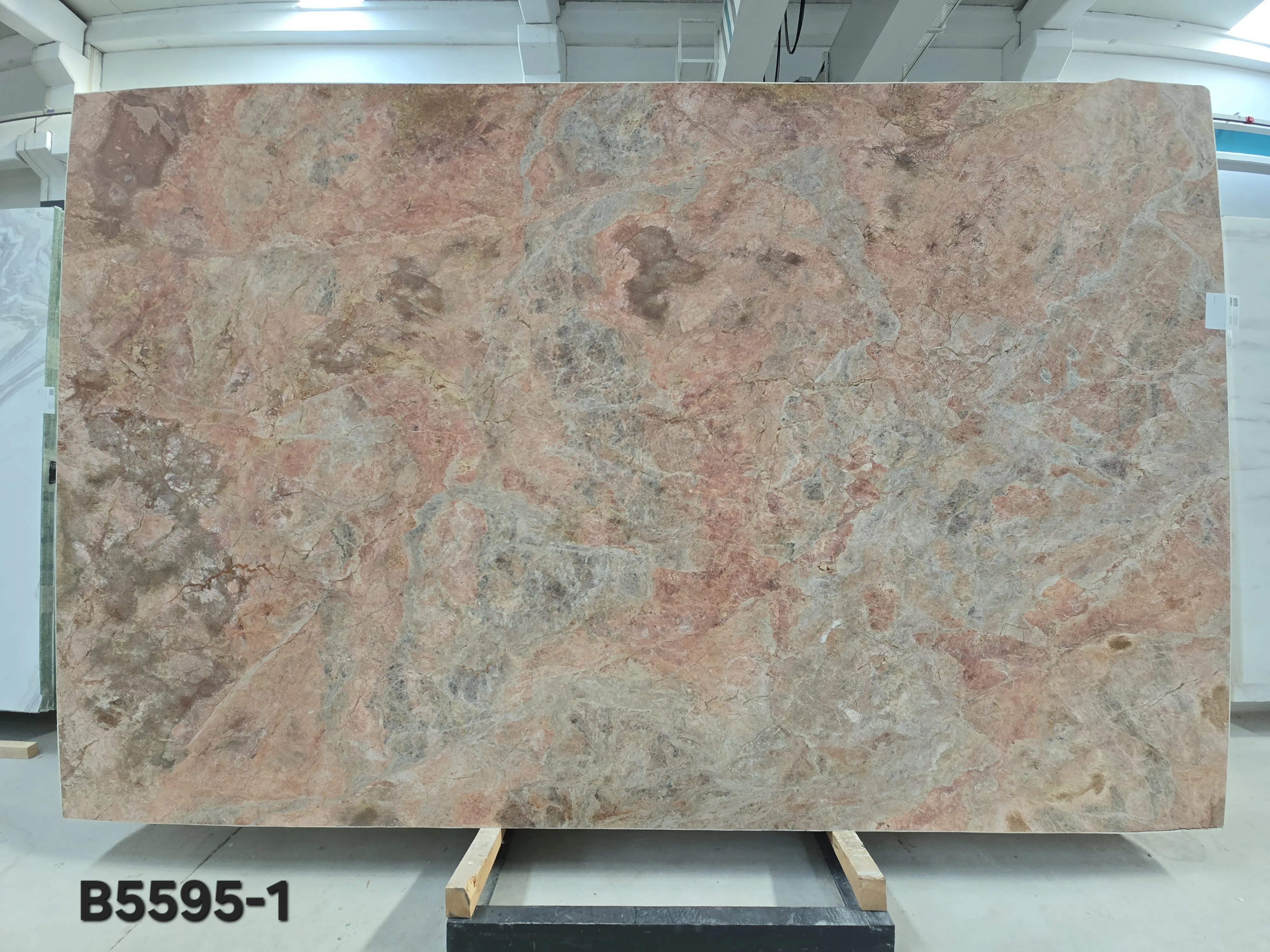 B5595 - 2 CM Breccia Damascata Honed