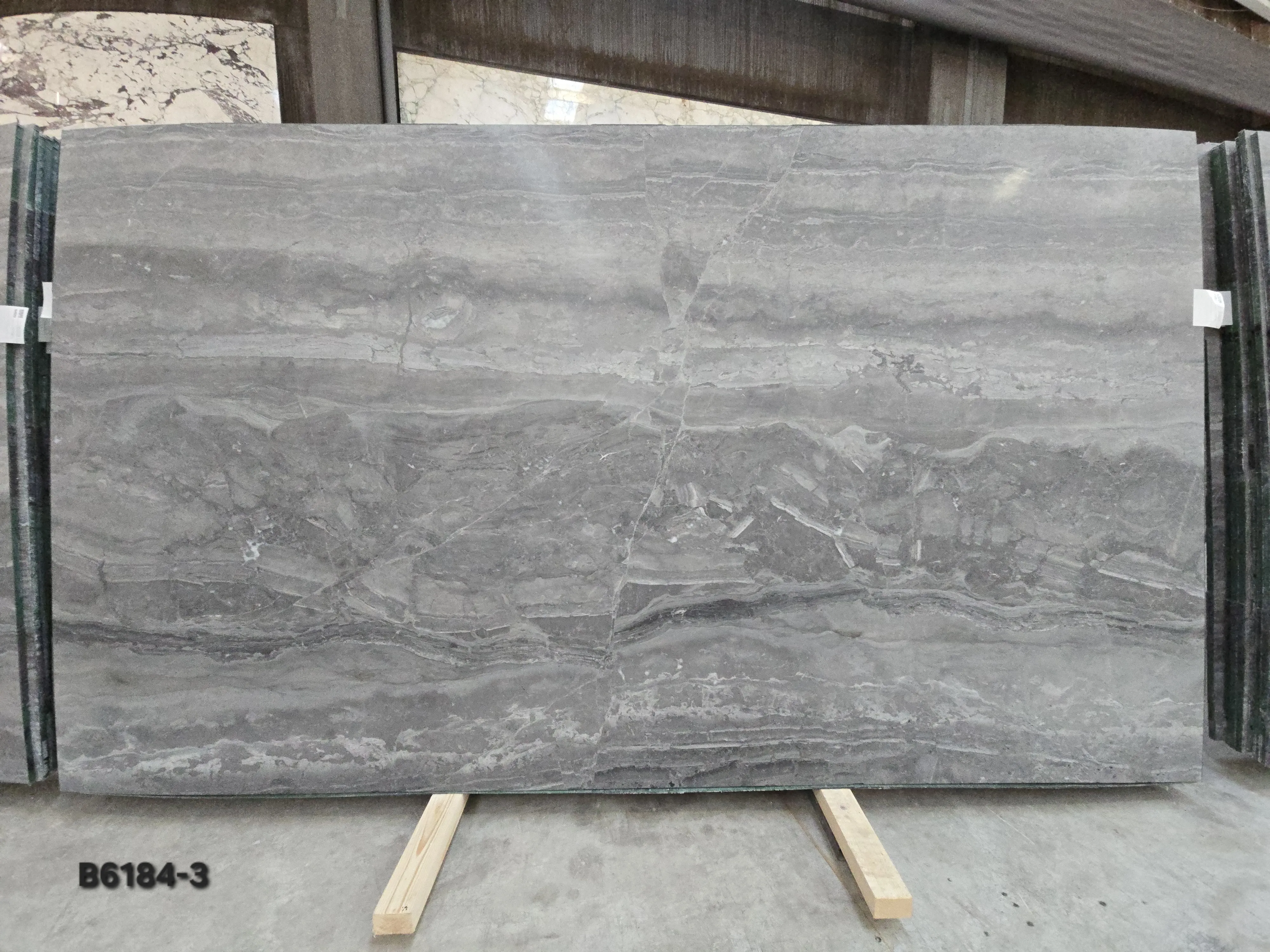 B6184 - 2 CM Titanium Grey Honed