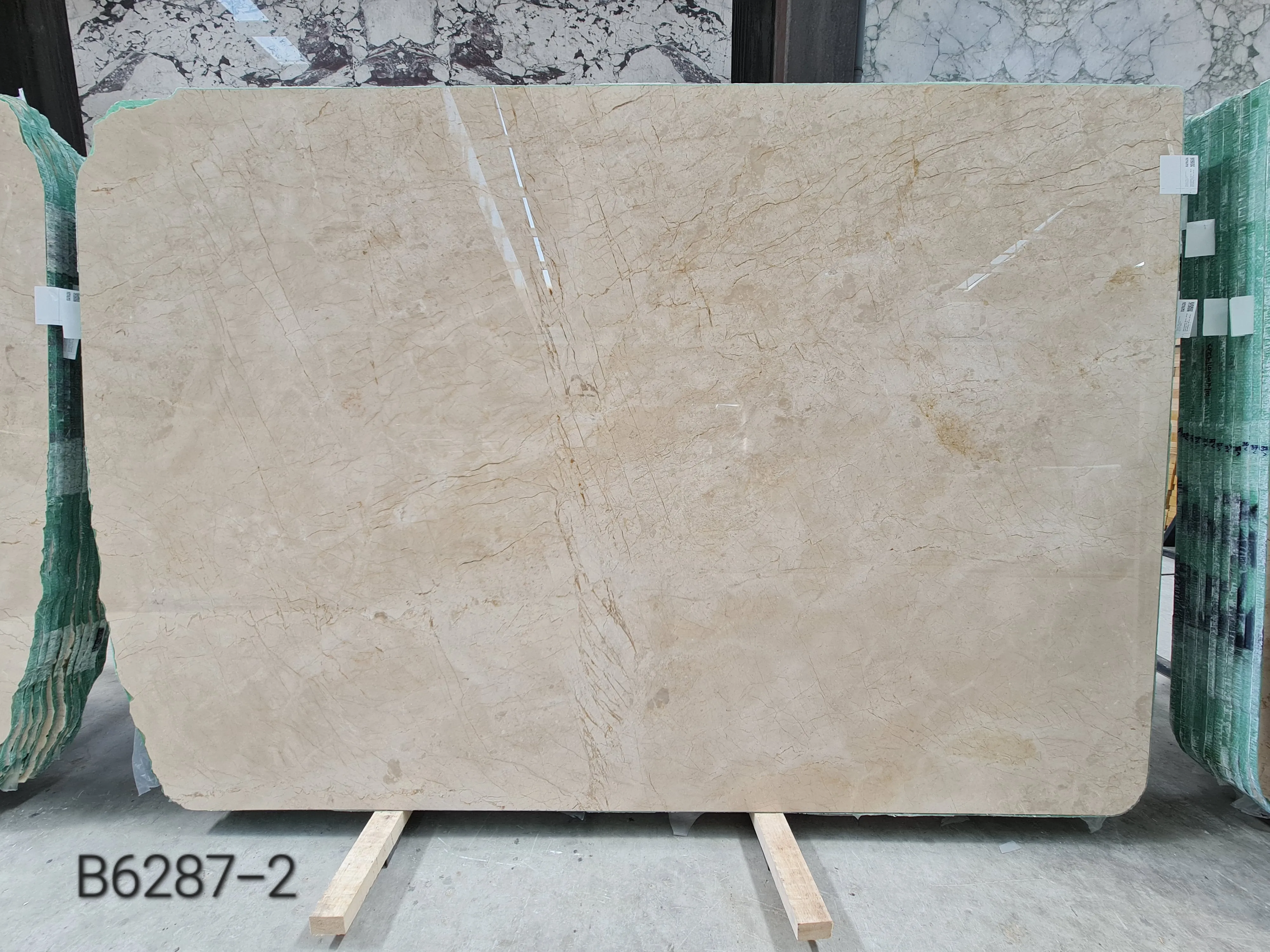 B6287 - 2 CM Bursa Beige Polished