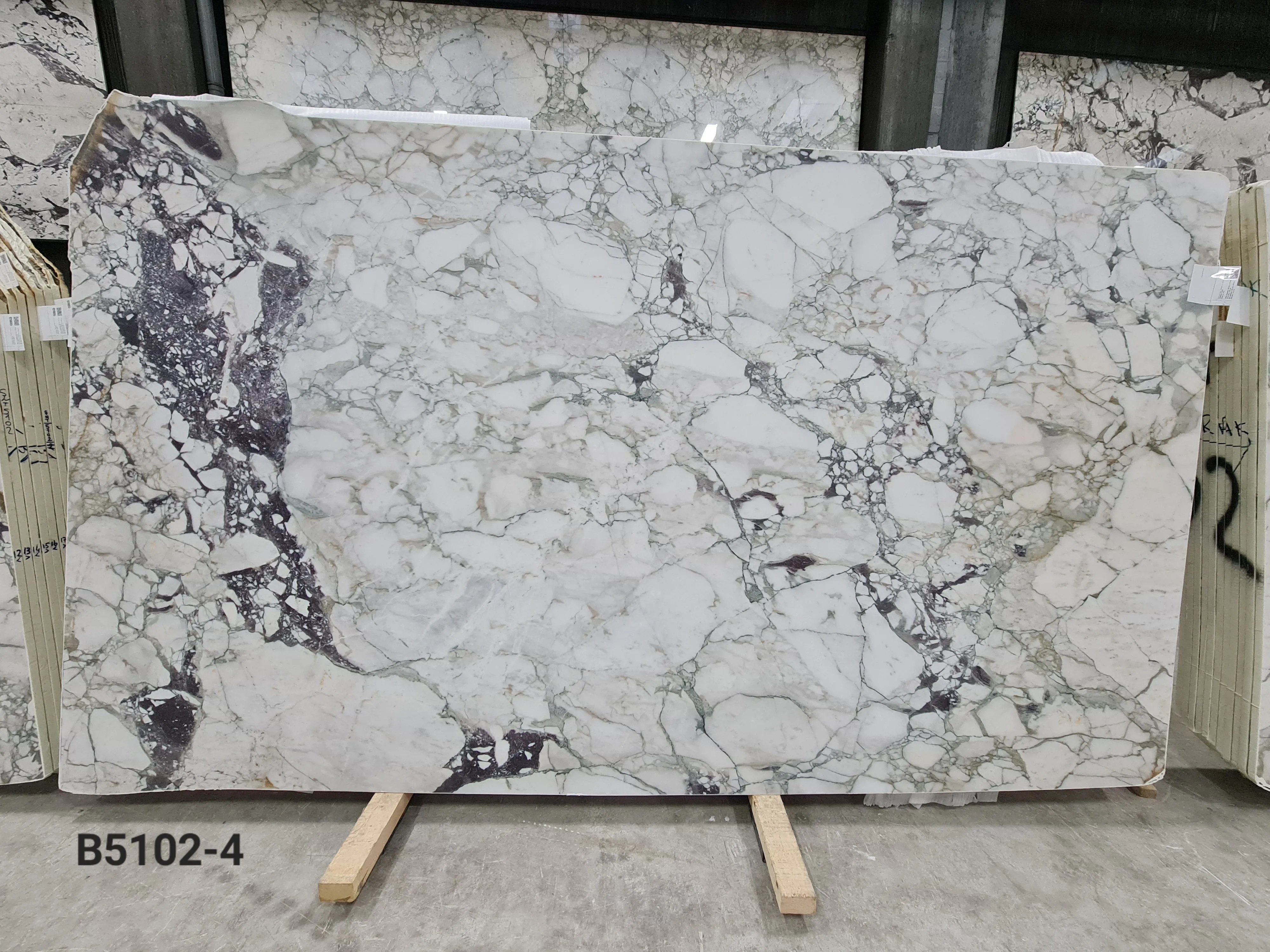 B5102 - 2 CM Calacatta Viola Honed