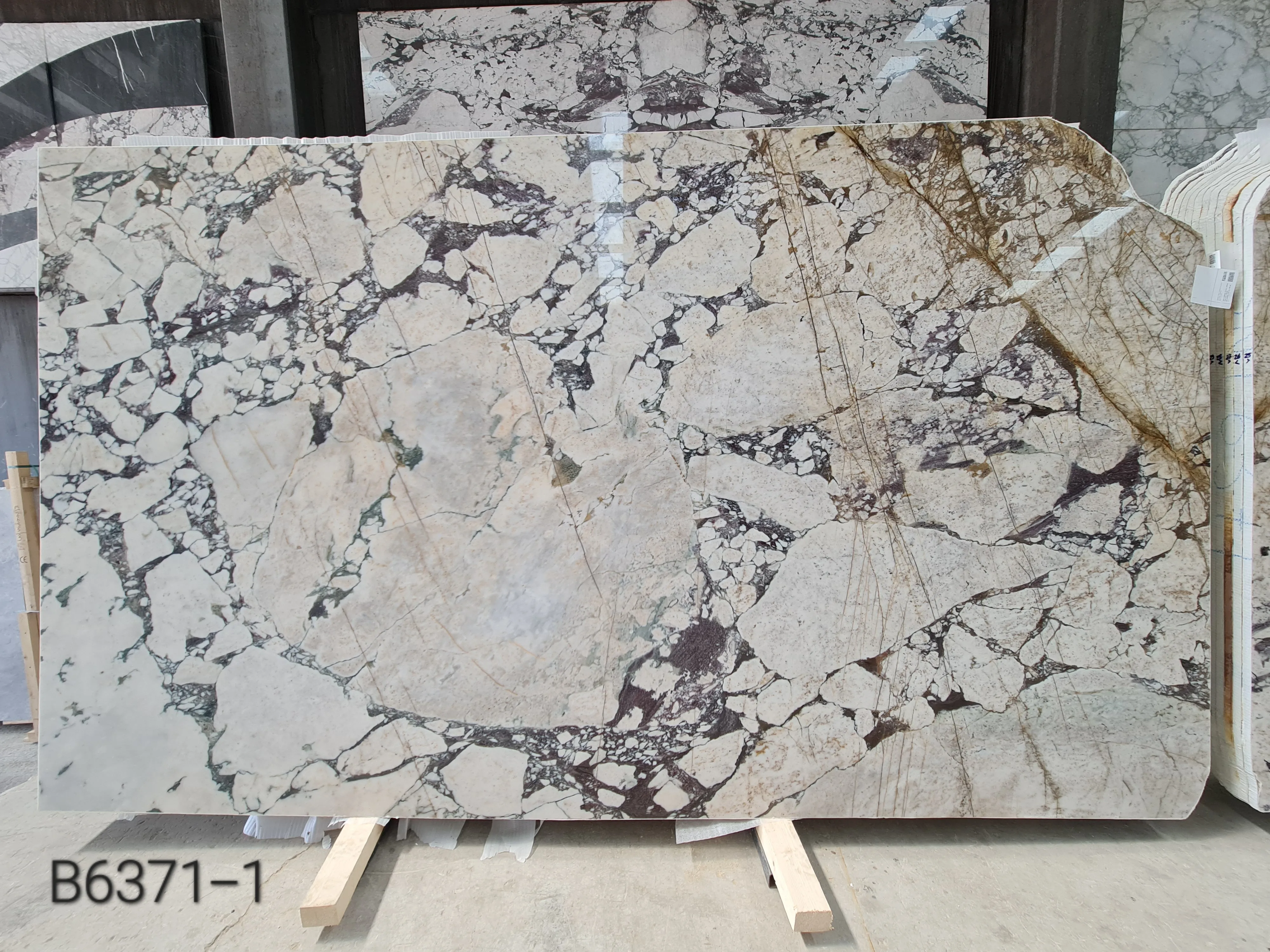 B6371 - 2 CM Calacatta Viola Polished