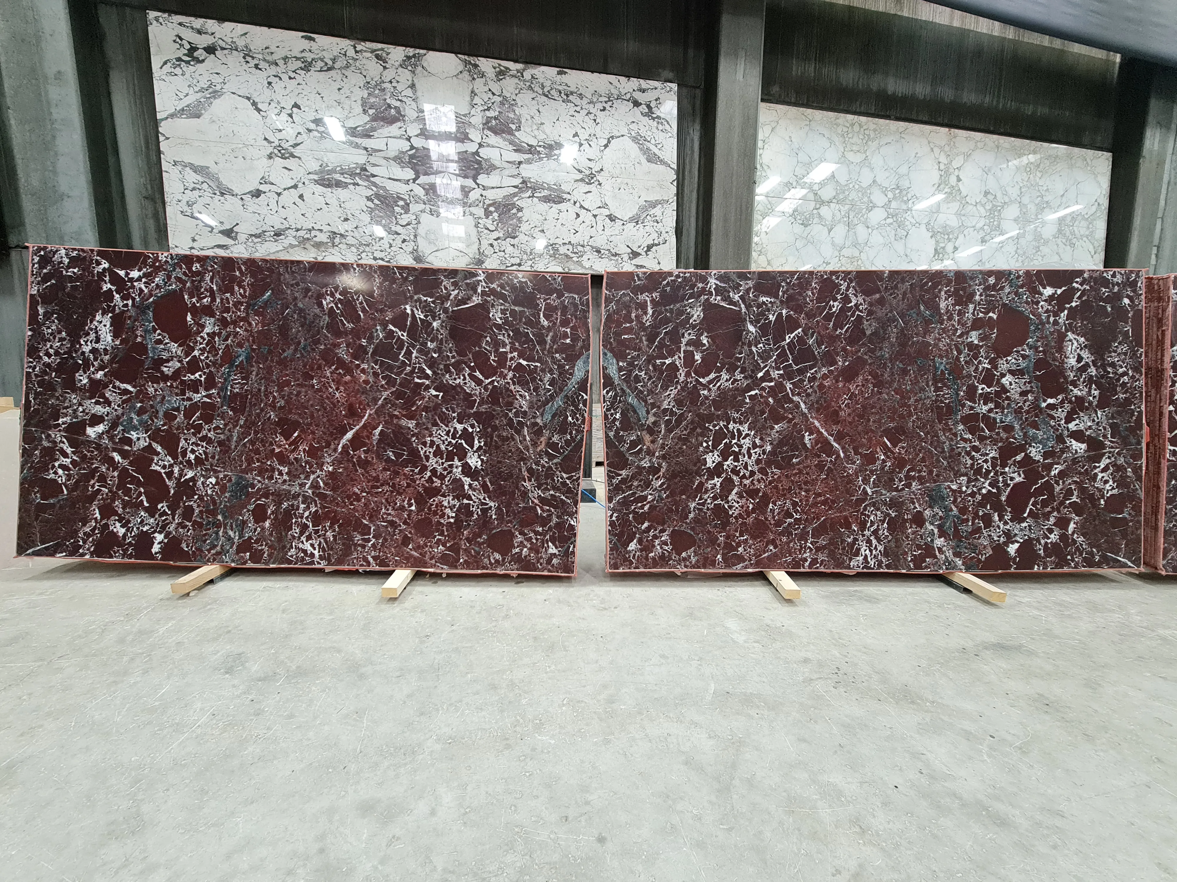 B5681 - 2 CM Rosso Levanto Hight-Honed