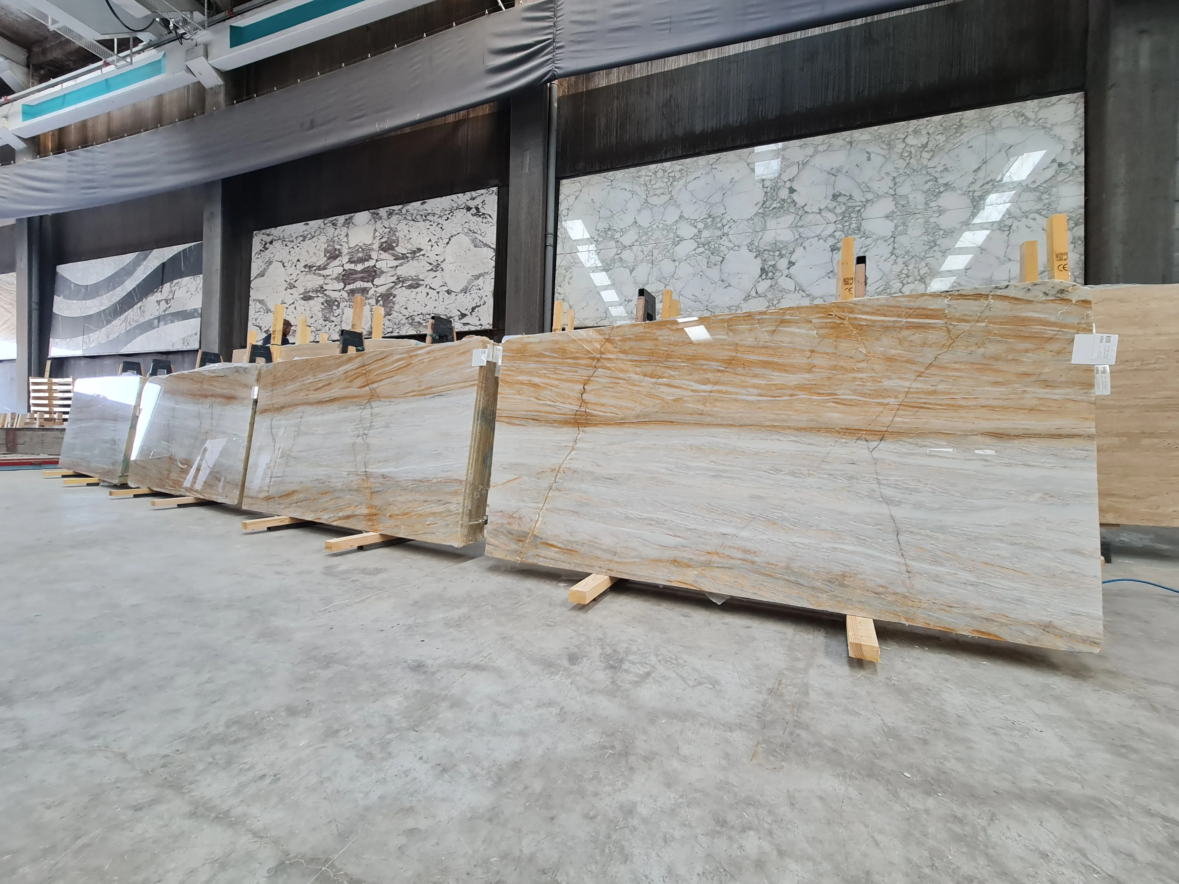 B6328 - 2 CM Giallo Zebrino Polished