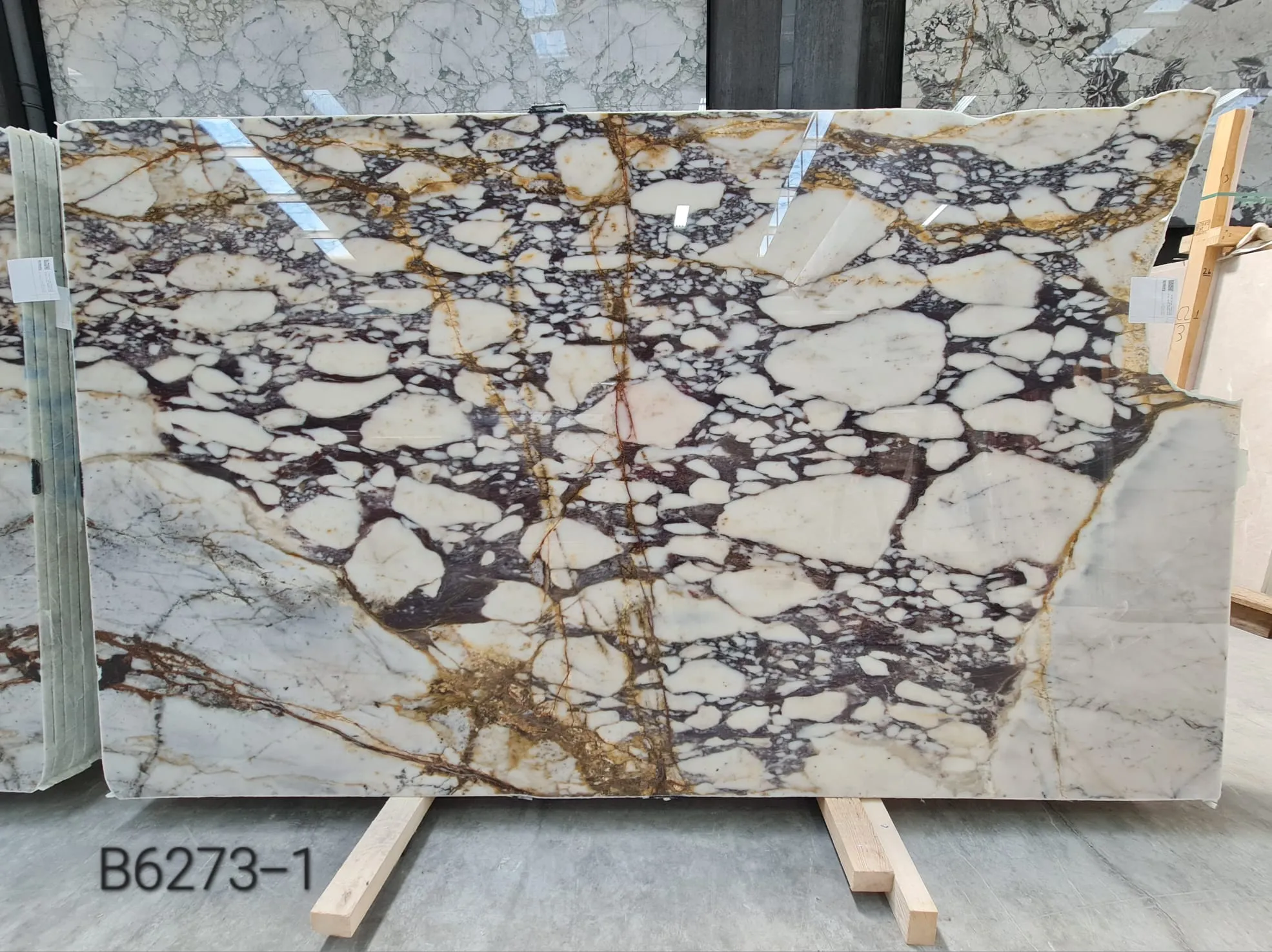 B6273 - 2 CM Afyon Sugar Violet Polished