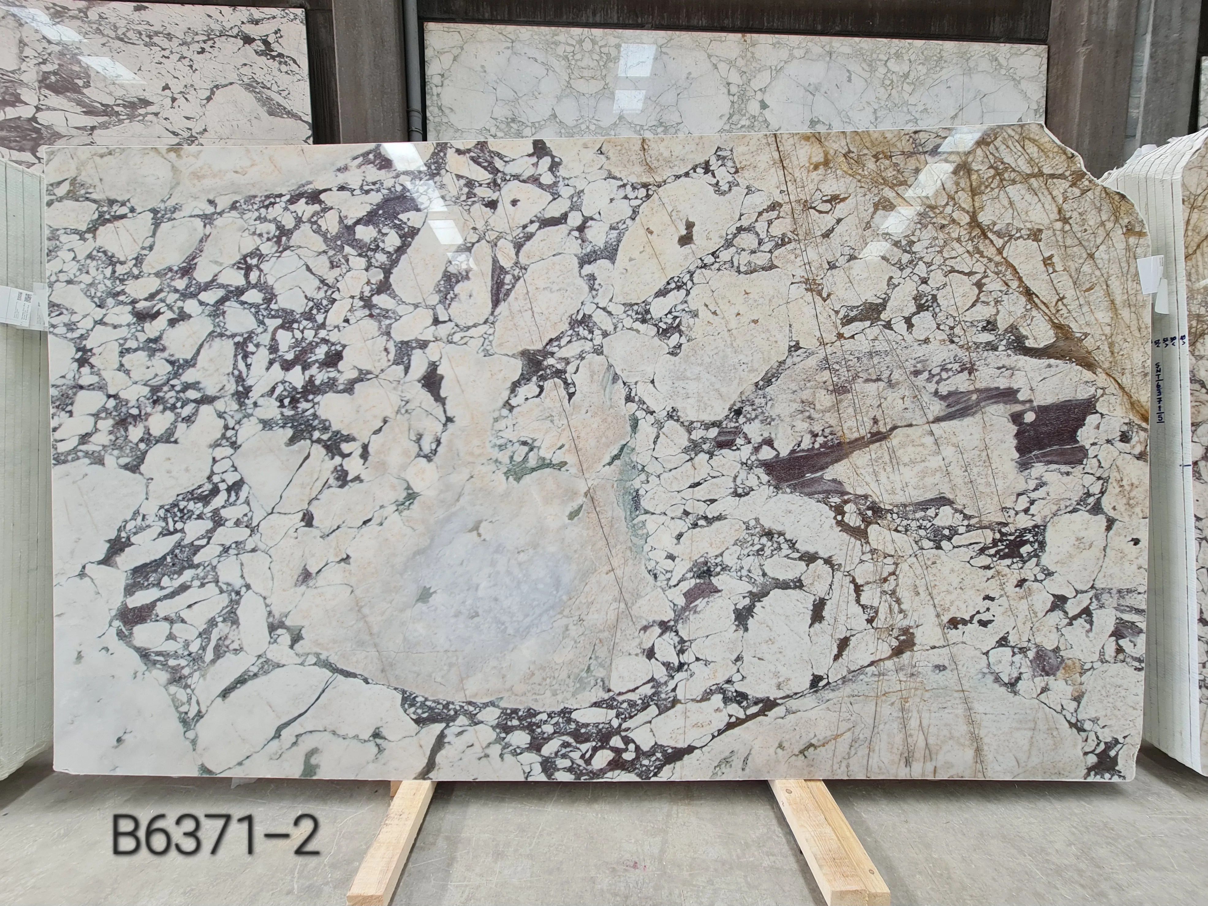 B6371 - 2 CM Calacatta Viola Polished