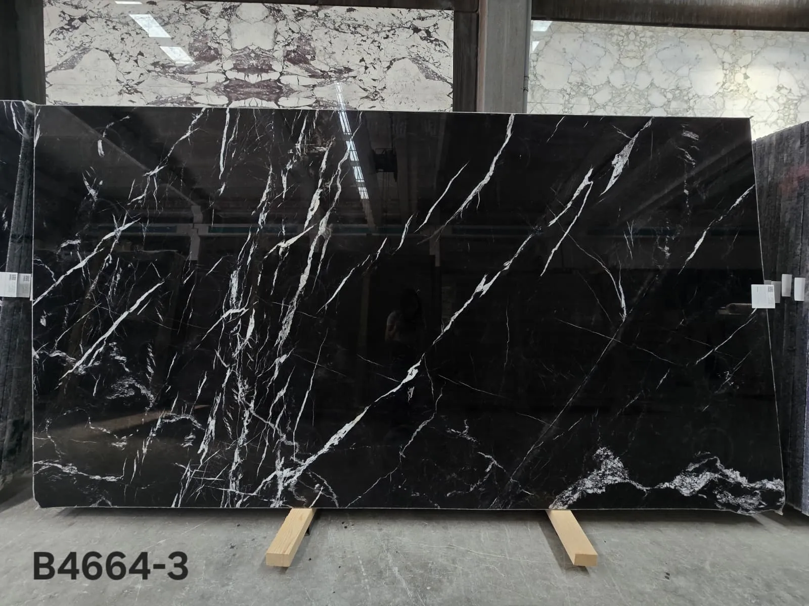 B4664 - 2 CM Alexandrette Black Polished