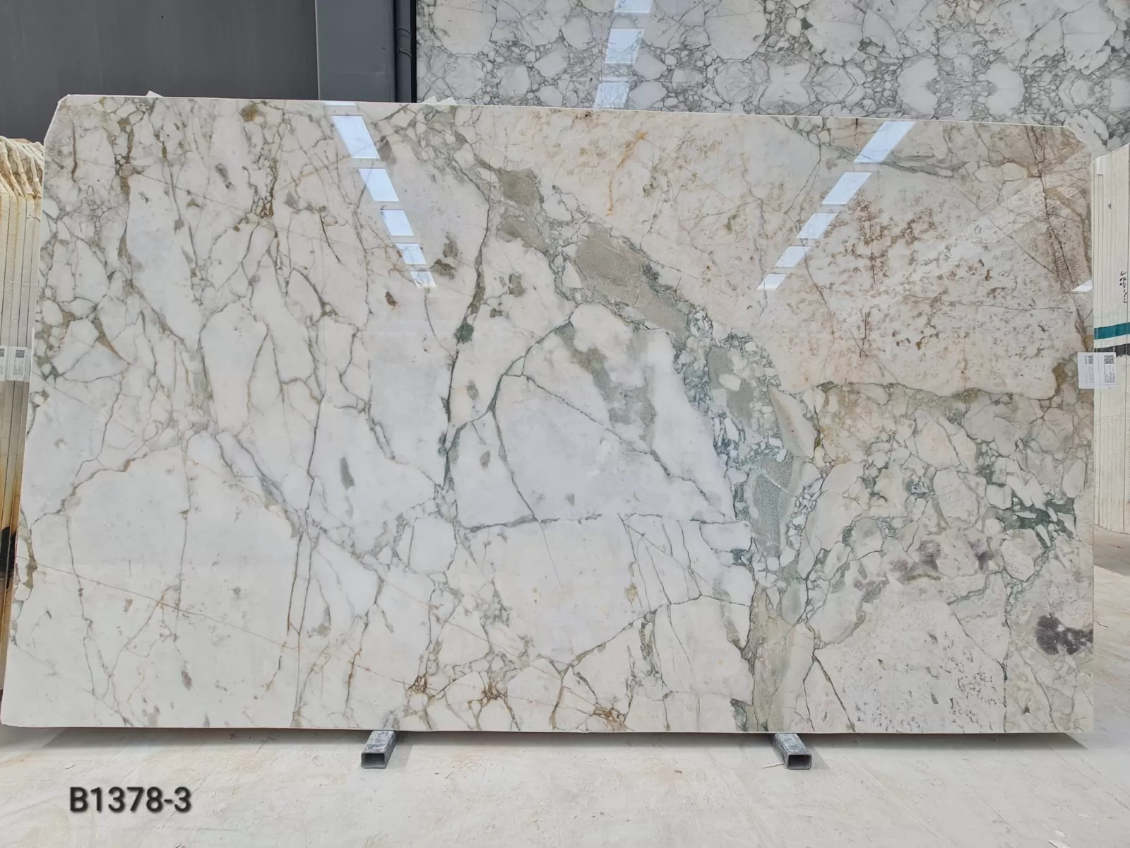 B1378 - 2CM CALACATTA GREEN POLISHED