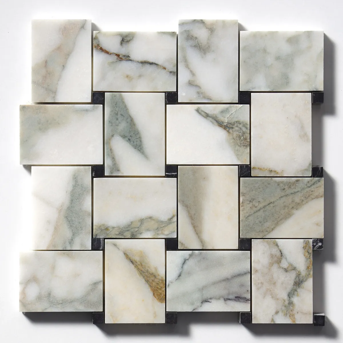 Calacatta Green Pinwheel