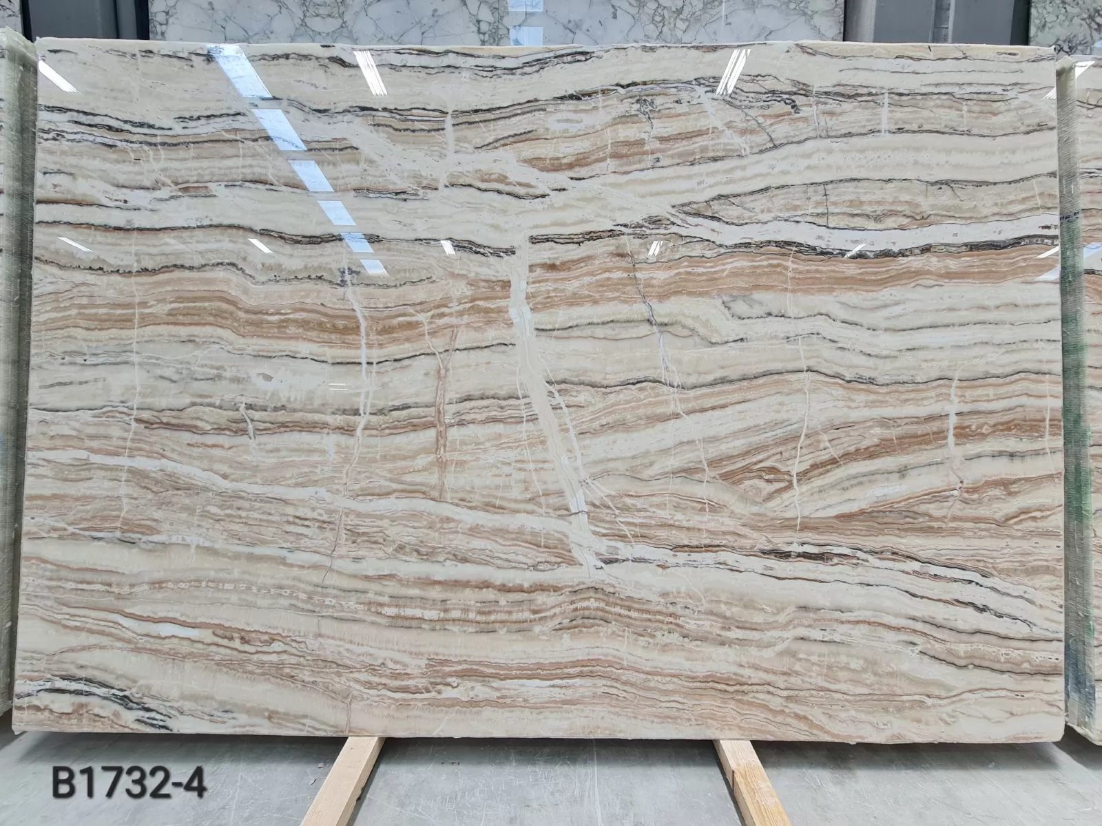 B1732 - 2 CM Jurassic Onyx Polished