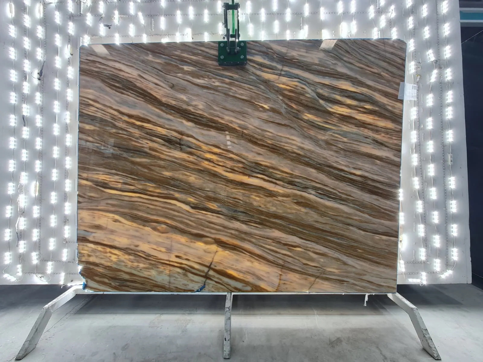 B5574 - 2 CM Giallo Zebrino Polished