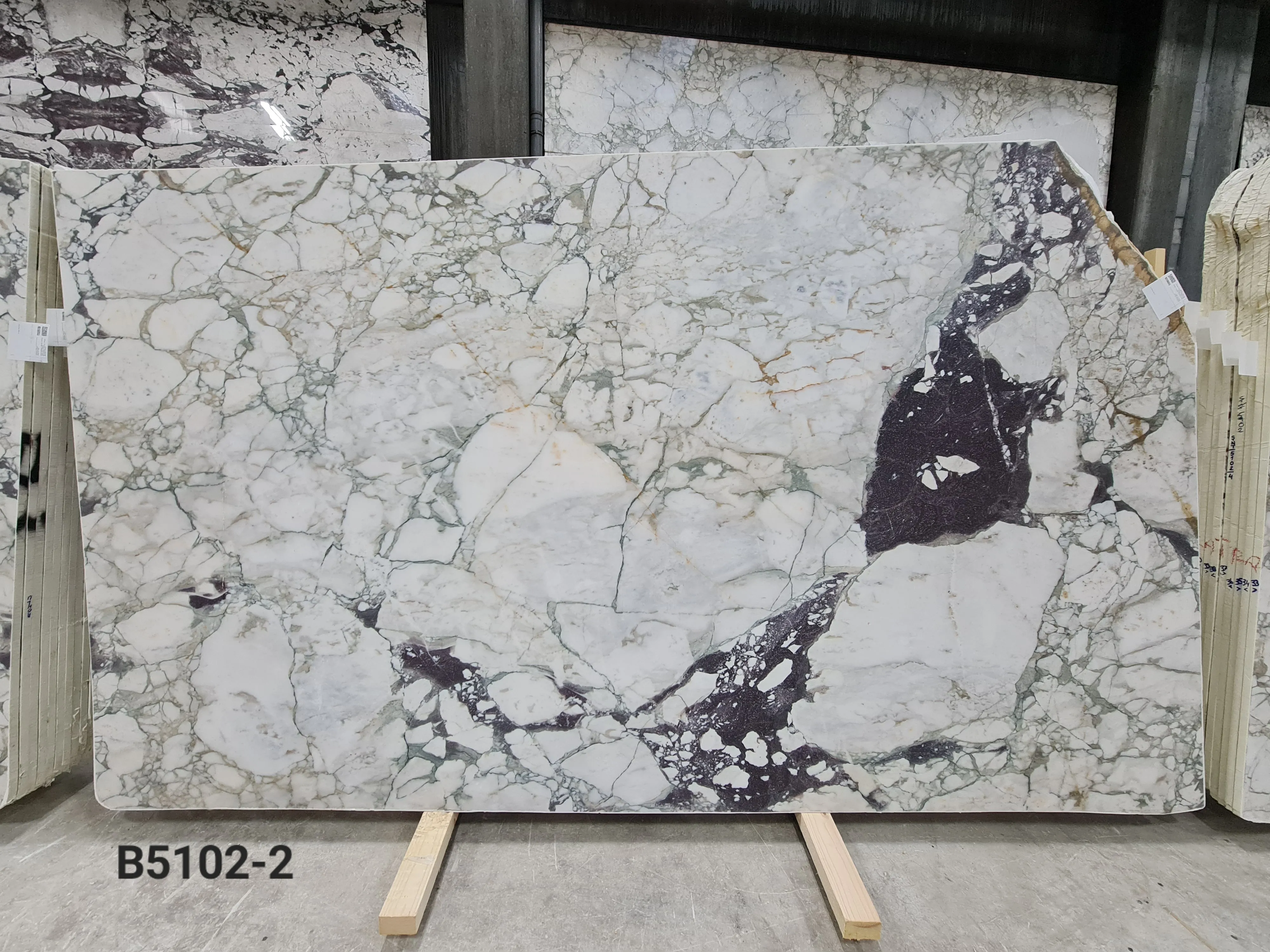 B5102 - 2 CM Calacatta Viola Honed