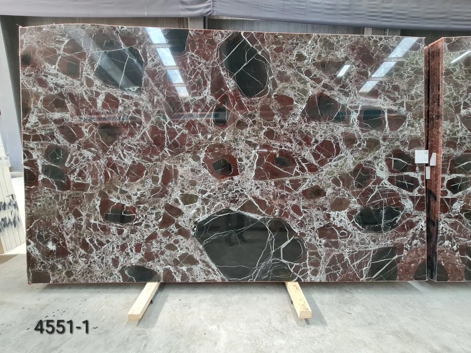4551 - 2 CM Rosso Levanto Polished